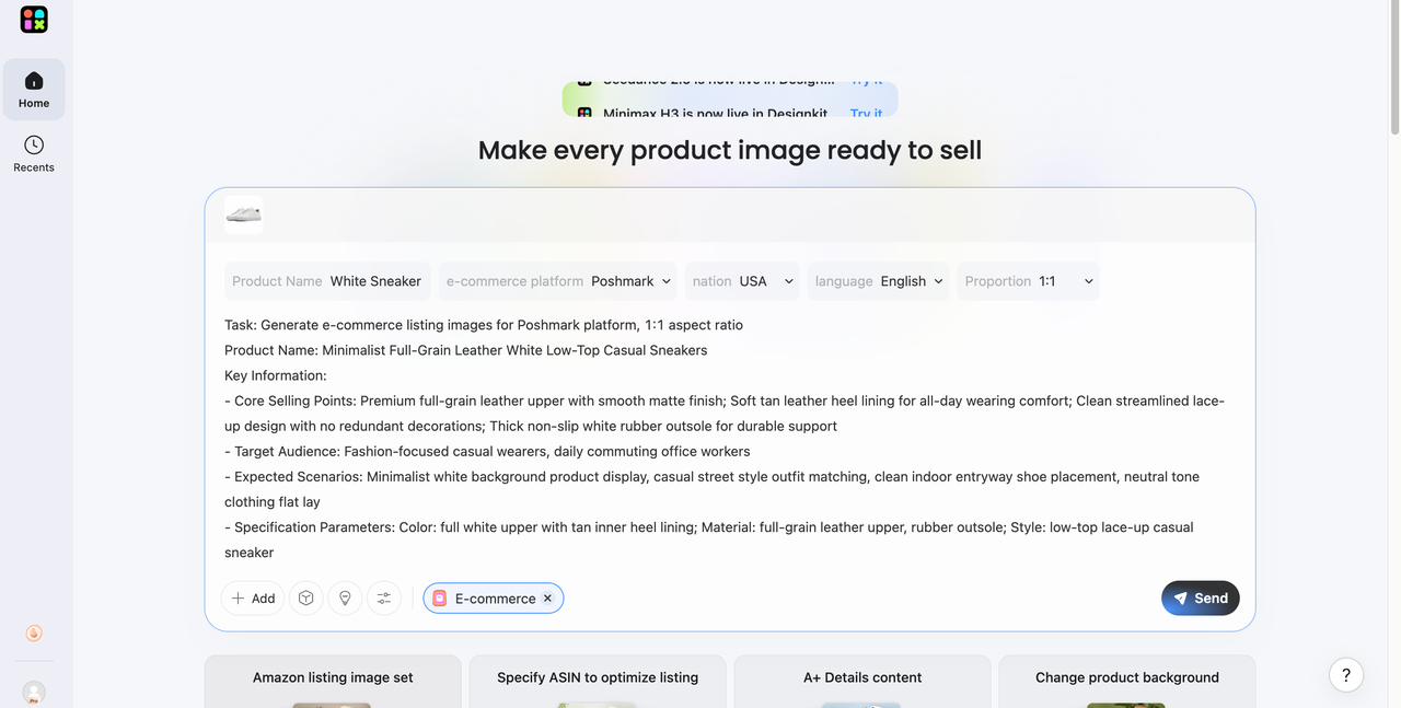 Generate a Product Image Set