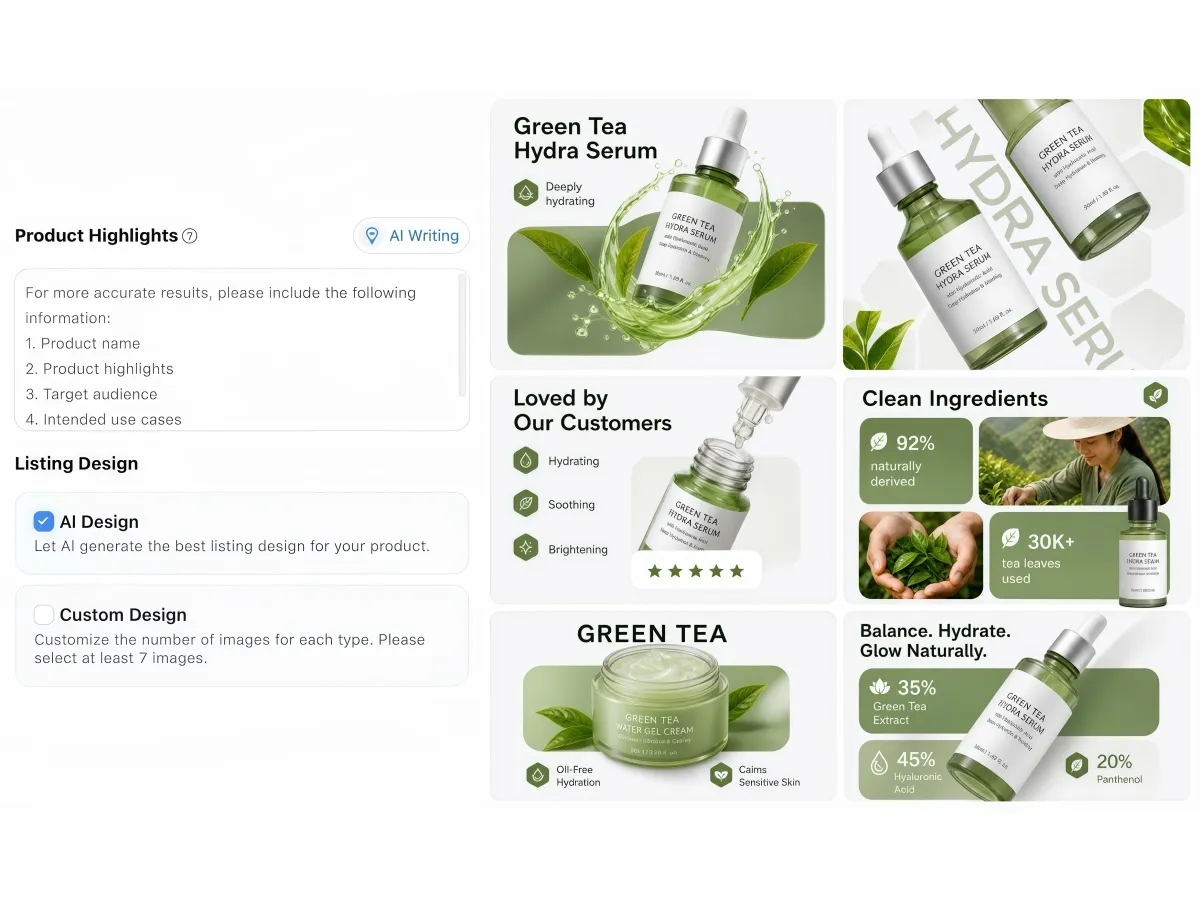 Automated Batch Generation for Product Image Sets