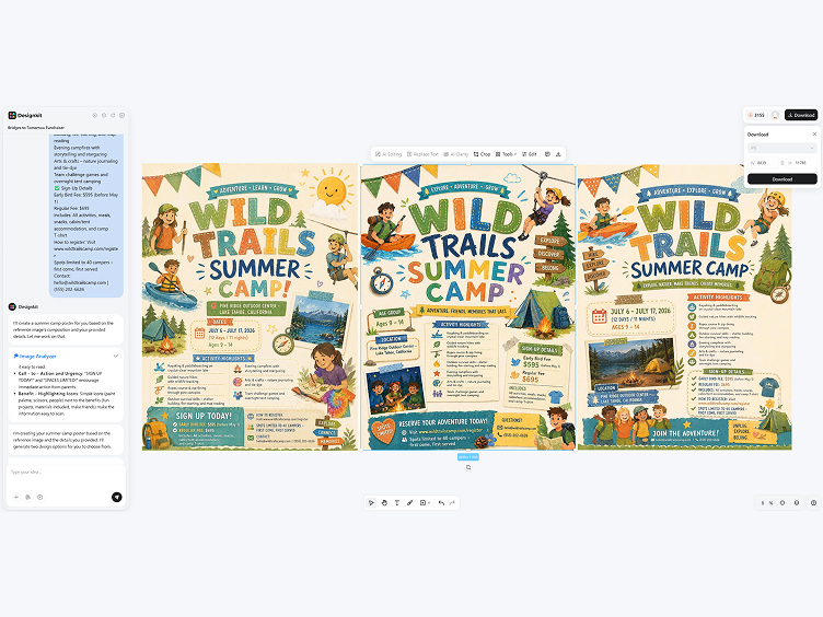 How to Make a Summer Camp Poster With AI
