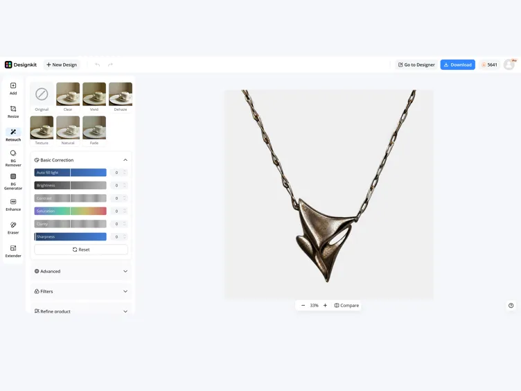 Edit Jewelry Photos with AI