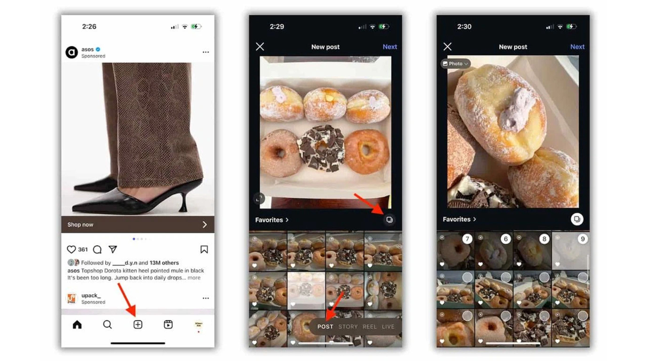 Steps to Posting a Carousel on Instagram
