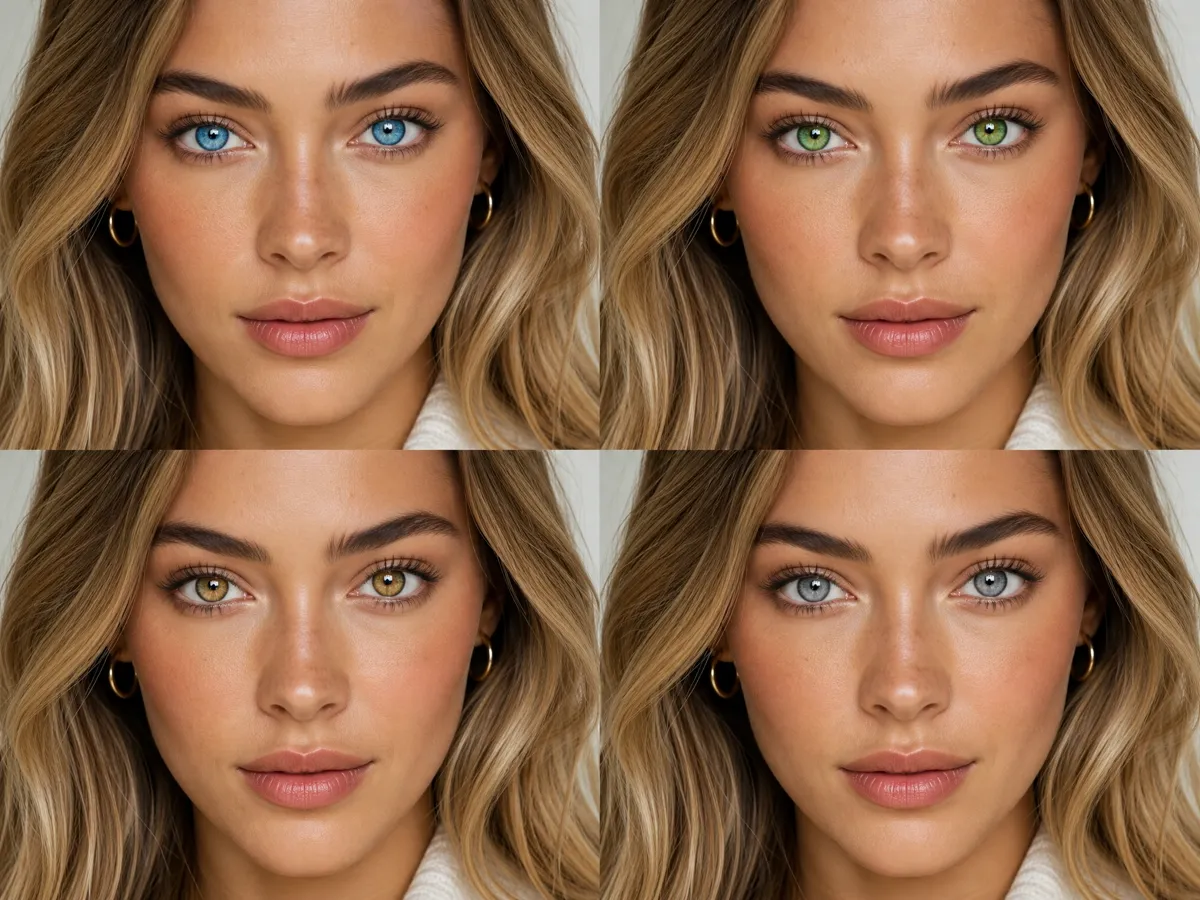 Compare Multiple Eye Colors Before Choosing a Final Look