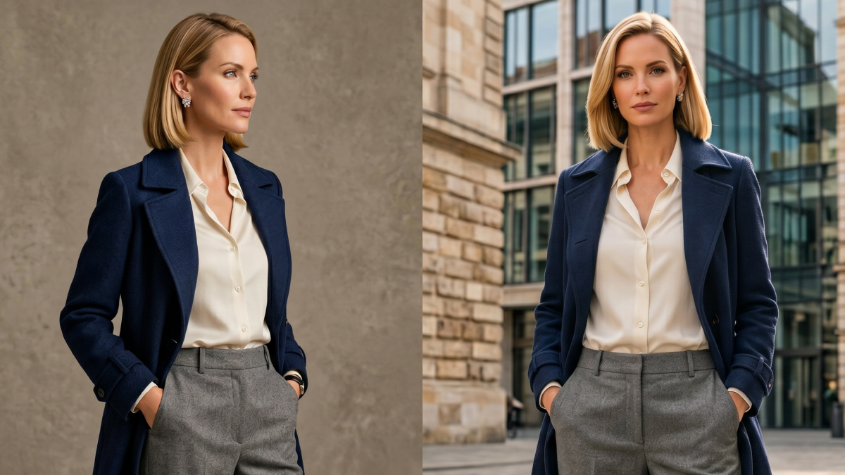 Compare ai fashion models with real models