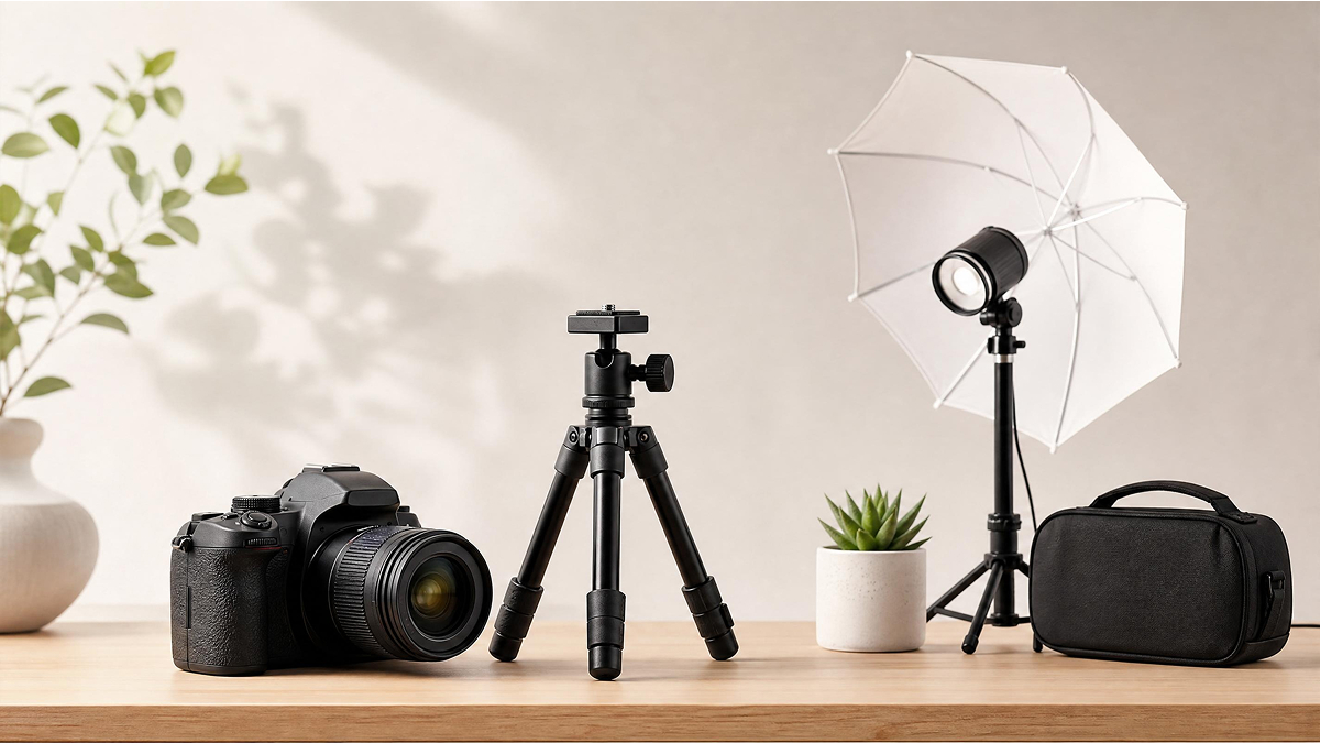 Product Photography Starter Kit Setup