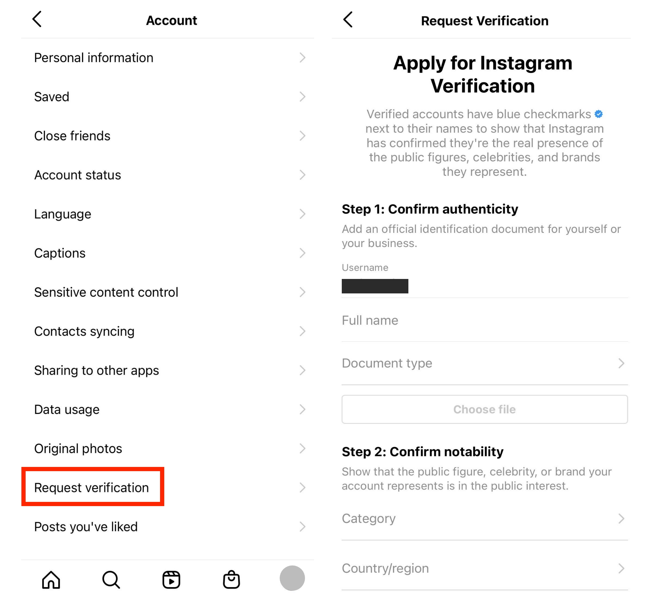 Complete Your Instagram Profile