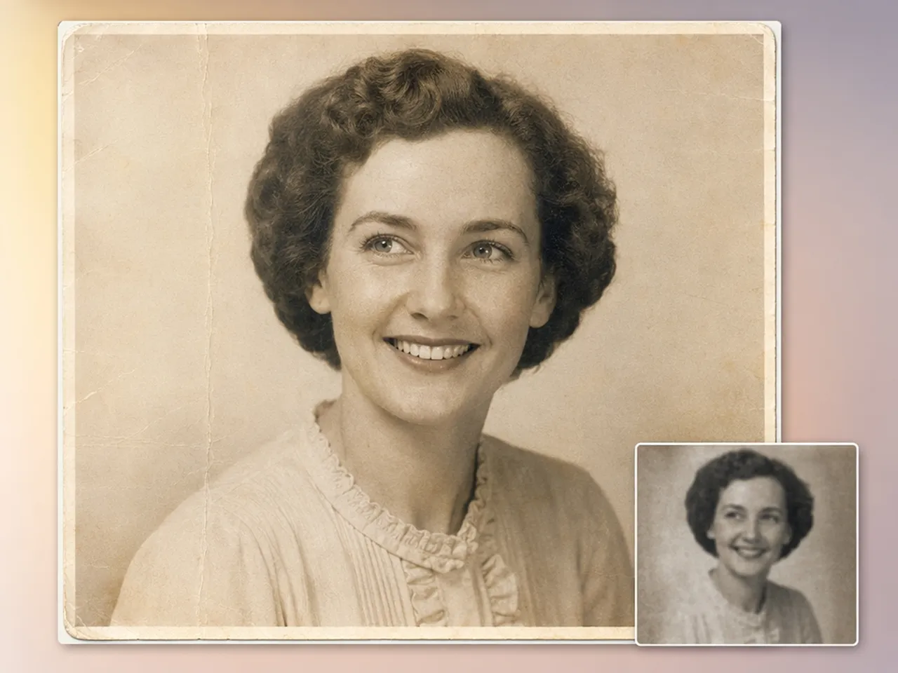 Restore Scanned Family Photos for Printing