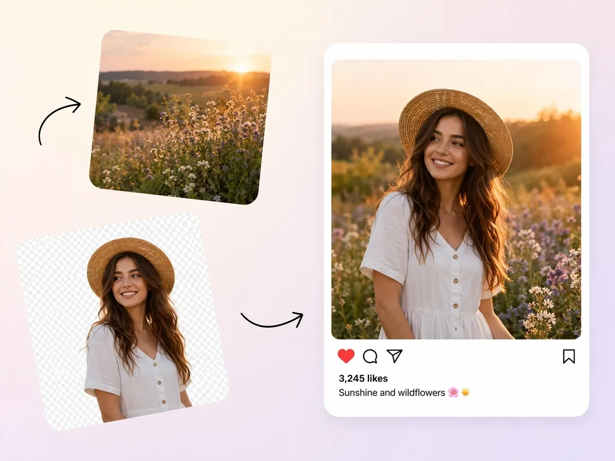Cut Out Objects and Drop Them Onto Any Background