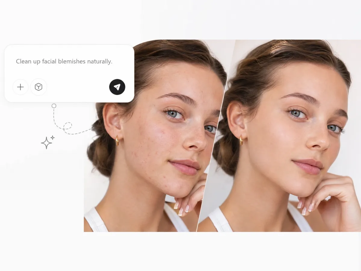 Describe Your Retouching Goal Instead of Editing Manually