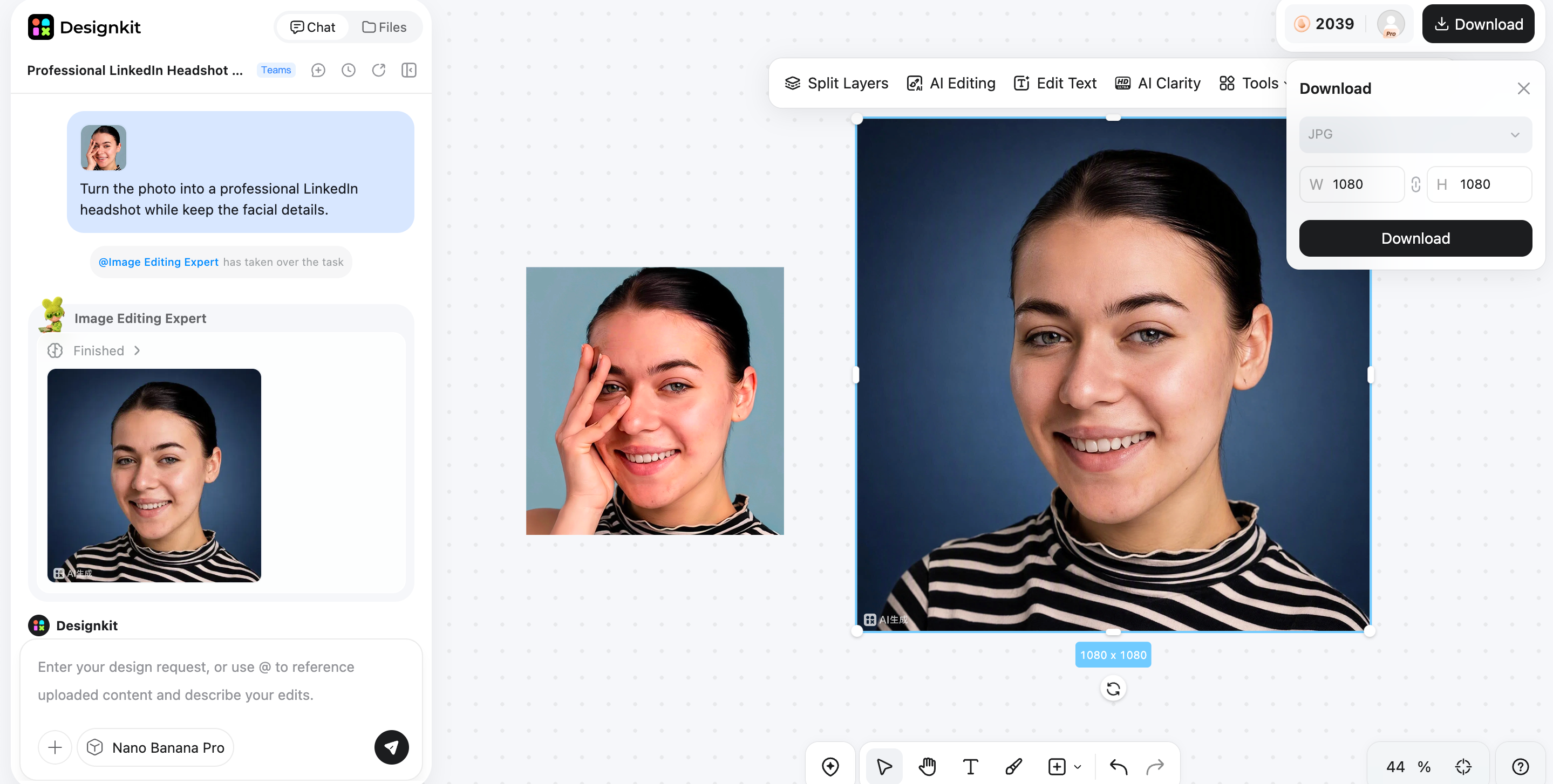 How to Create a Profile Picture with Designkit Generate and Customize Your Profile Picture