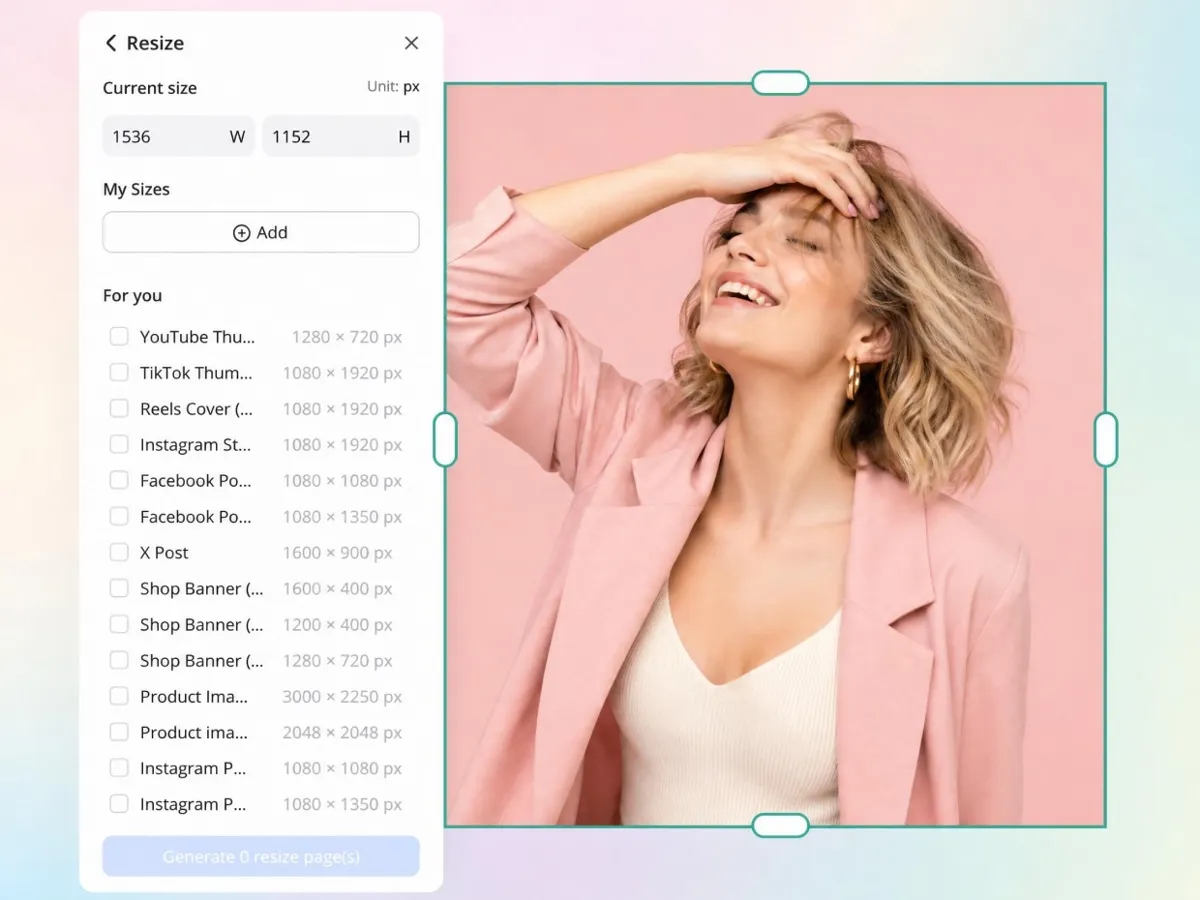 Resize for Every Platform