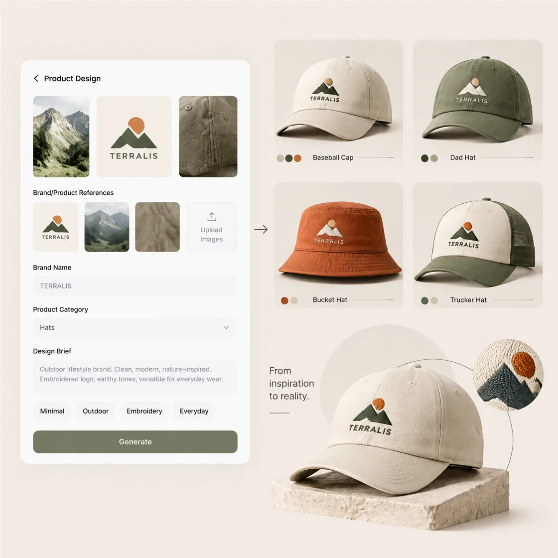 Design All Kinds of Hats From Your Ideas