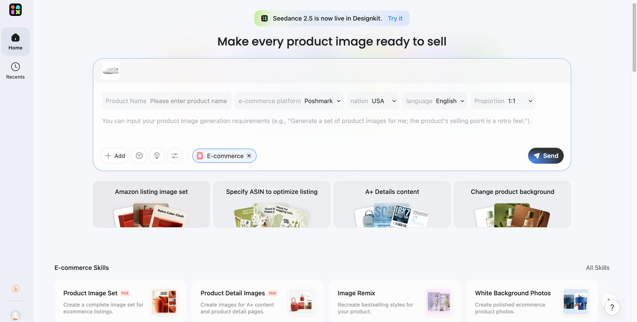 Select Poshmark and Add Product Details
