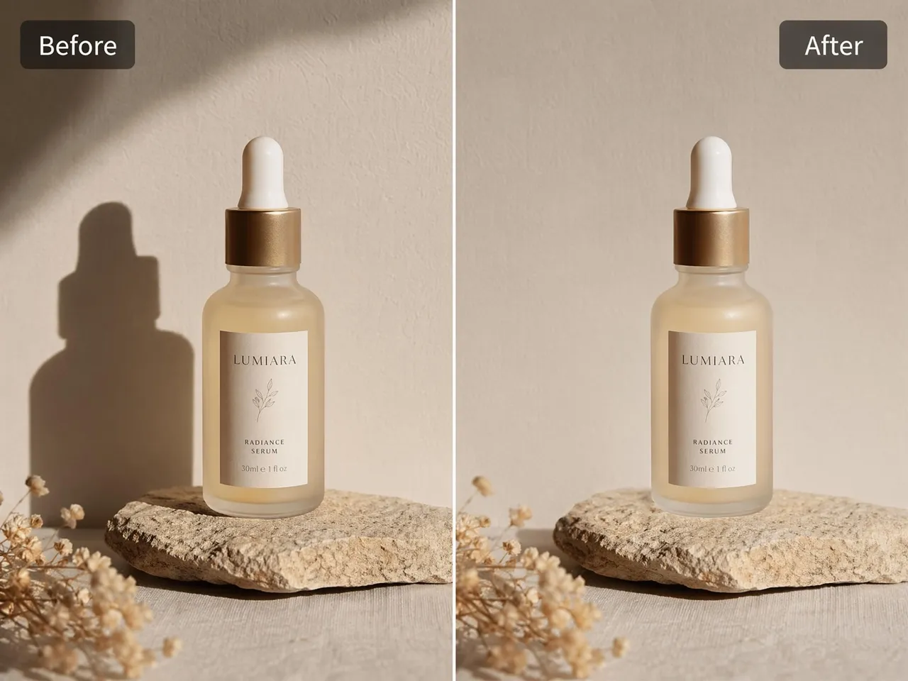 Make product photos clean and bright for online listings