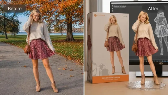 Turn image into action figure