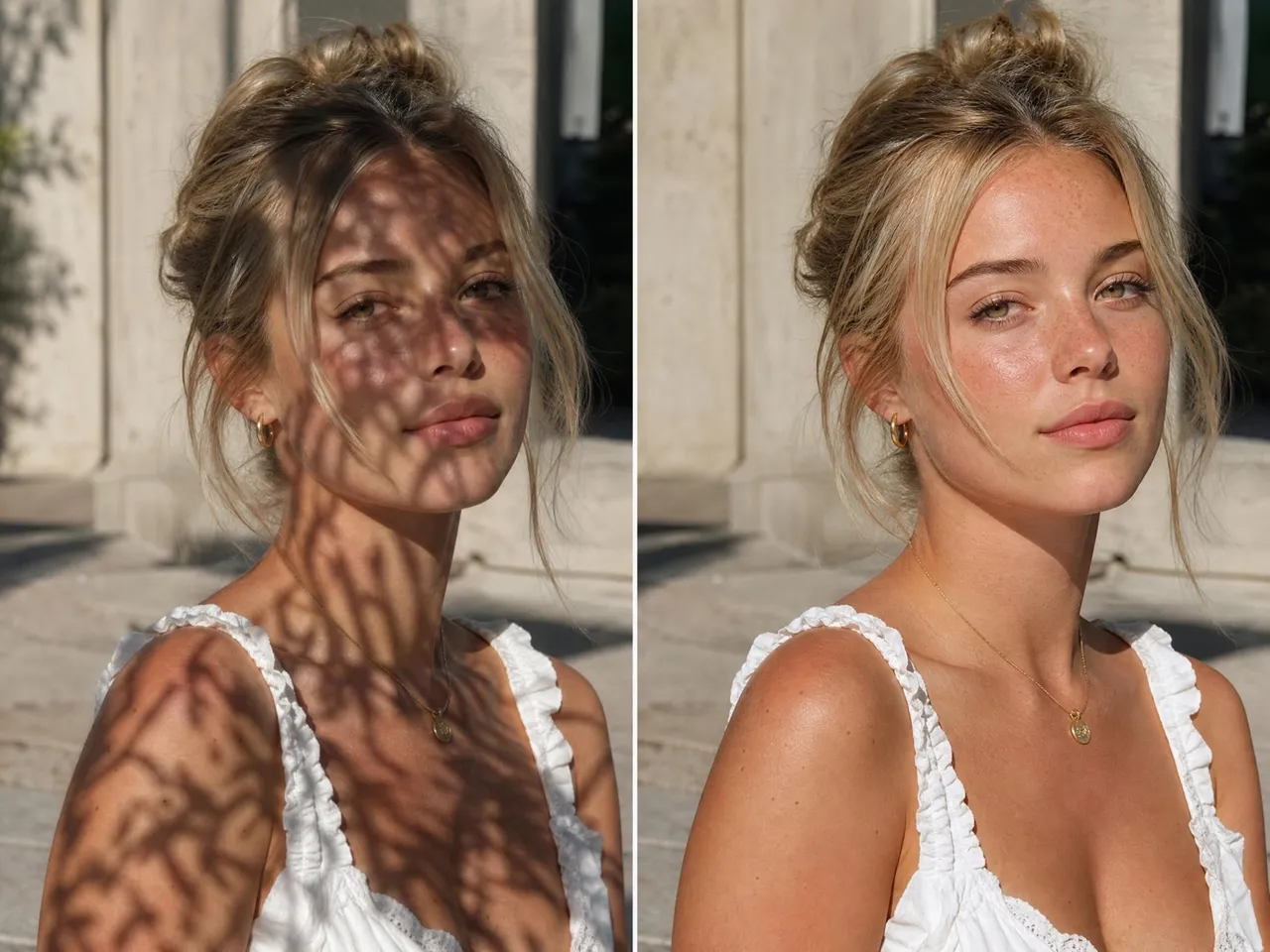 Remove unwanted shadows from photos without a Reshoot