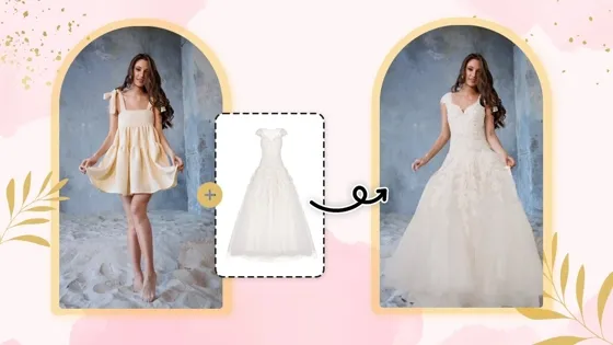 virtual wedding dress try-on
