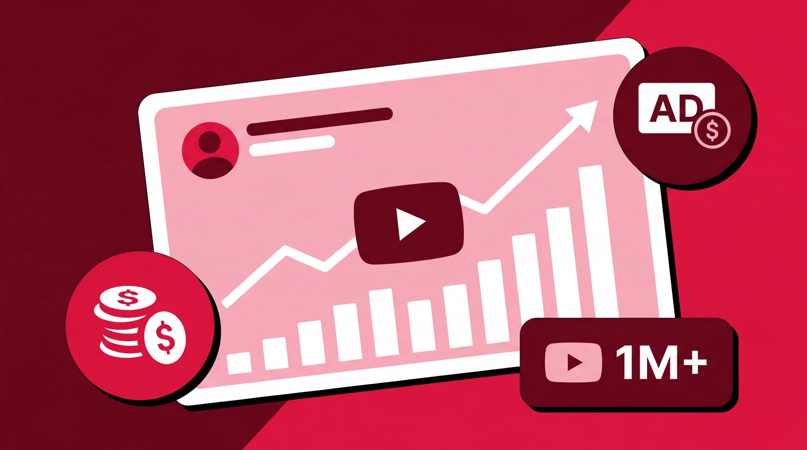 YouTube pay estimates for 1K 100K and 1 million views