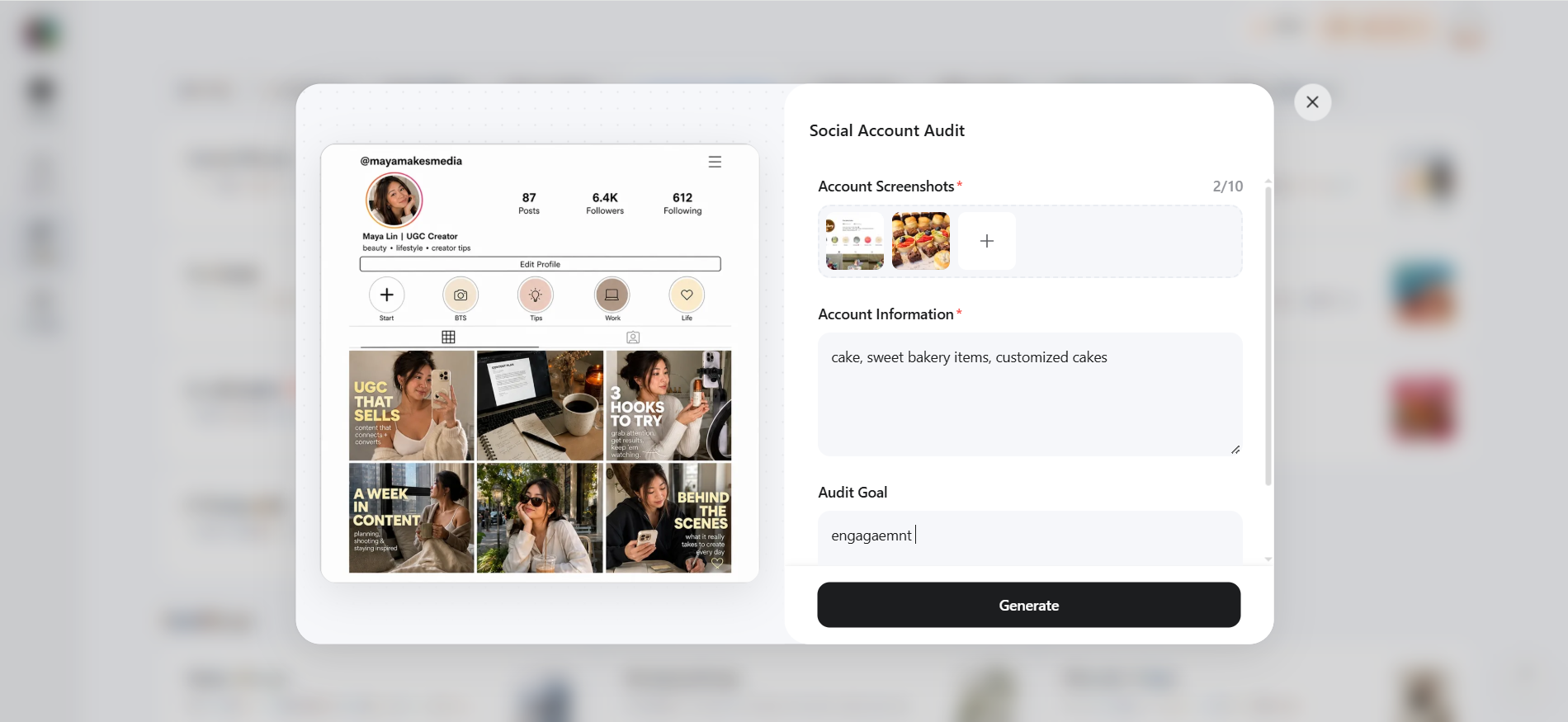 Open Social Account Audit