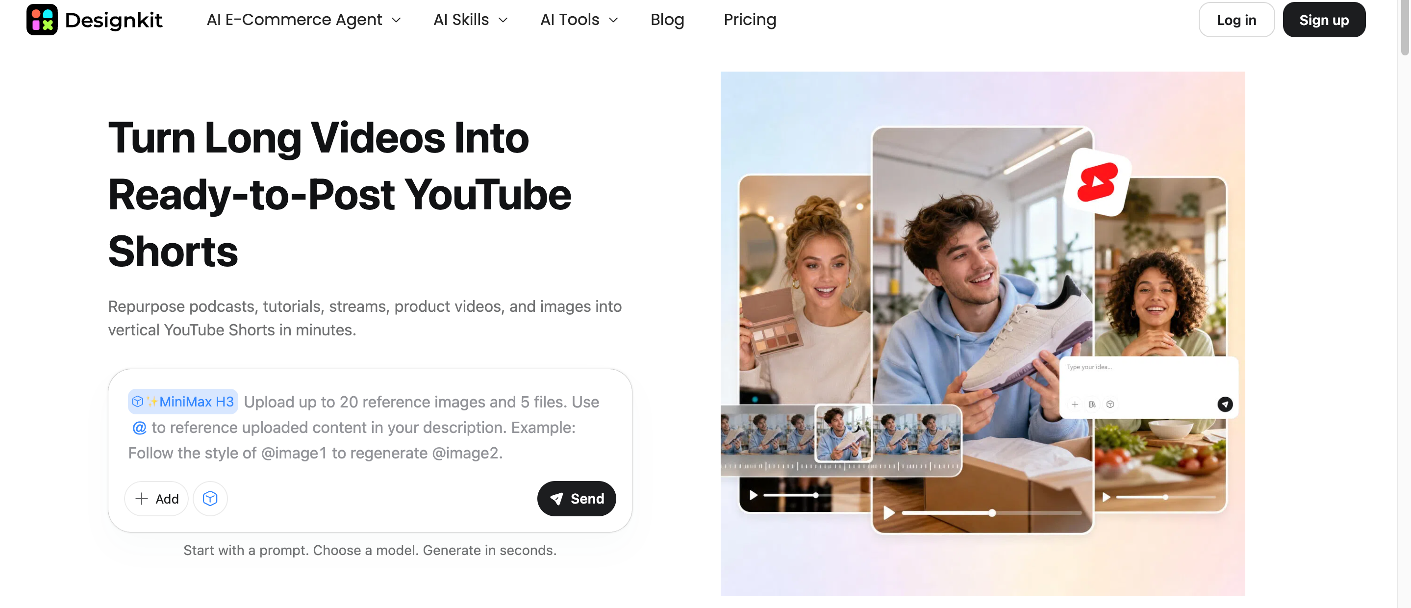 Create policy-safe YouTube Shorts with Designkit Create original YouTube Shorts visuals and scripts with Designkit