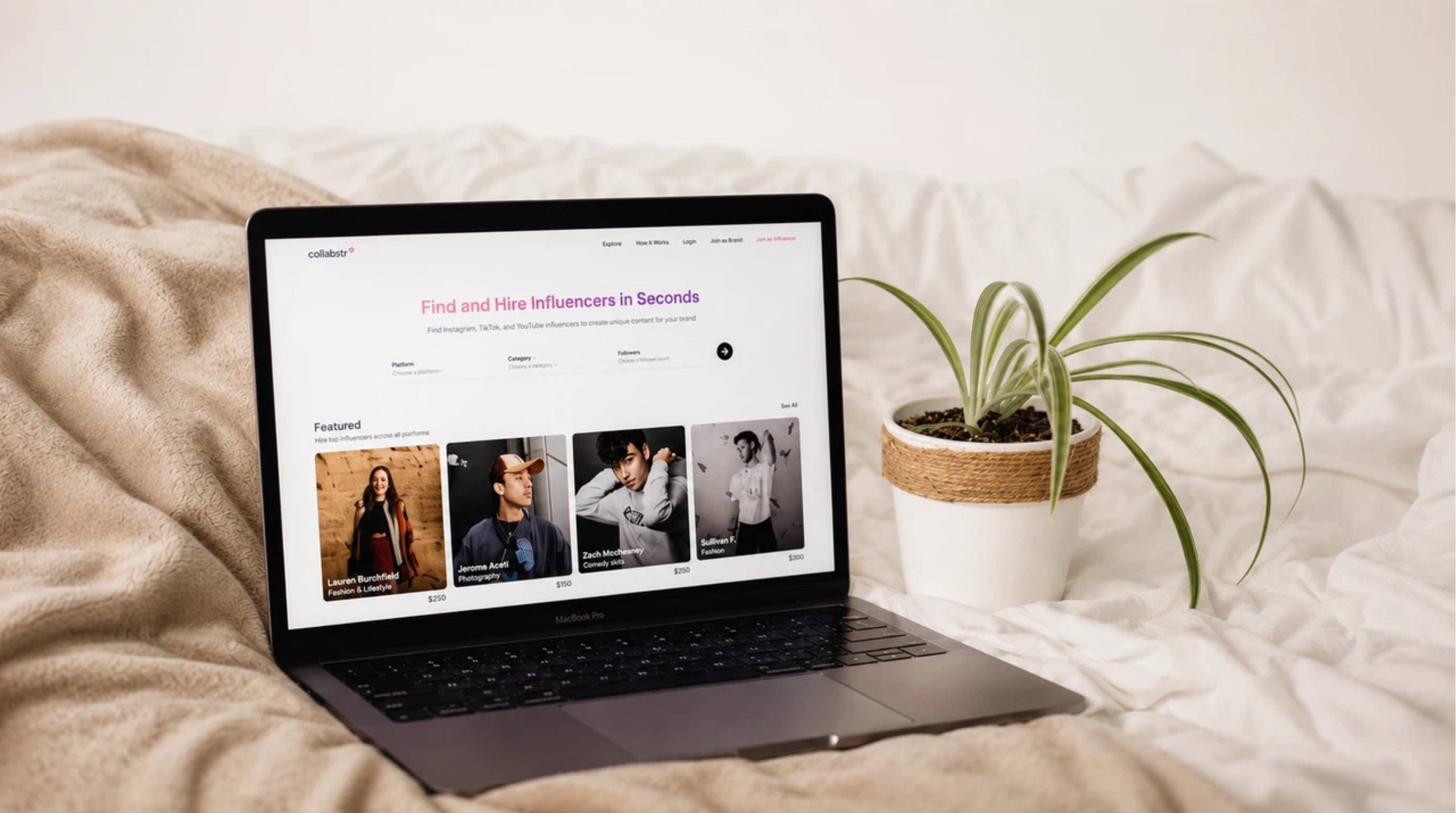 Find suitable influencers