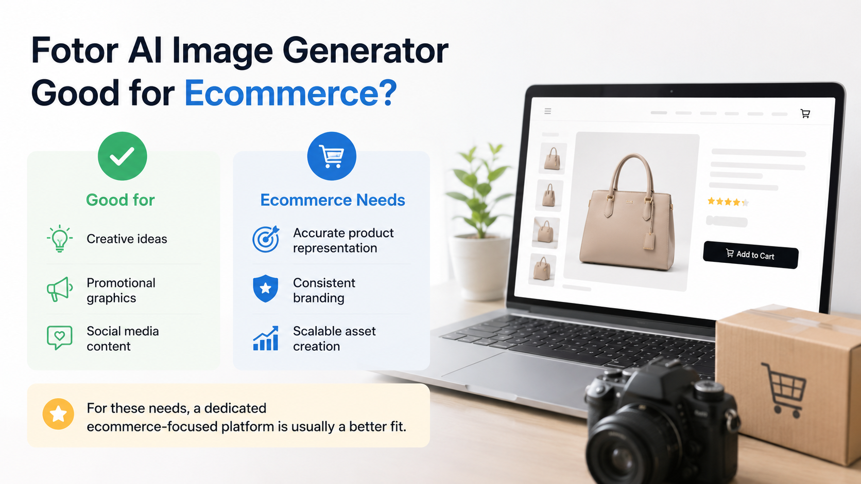 Is Fotor AI image generator good for ecommerce?