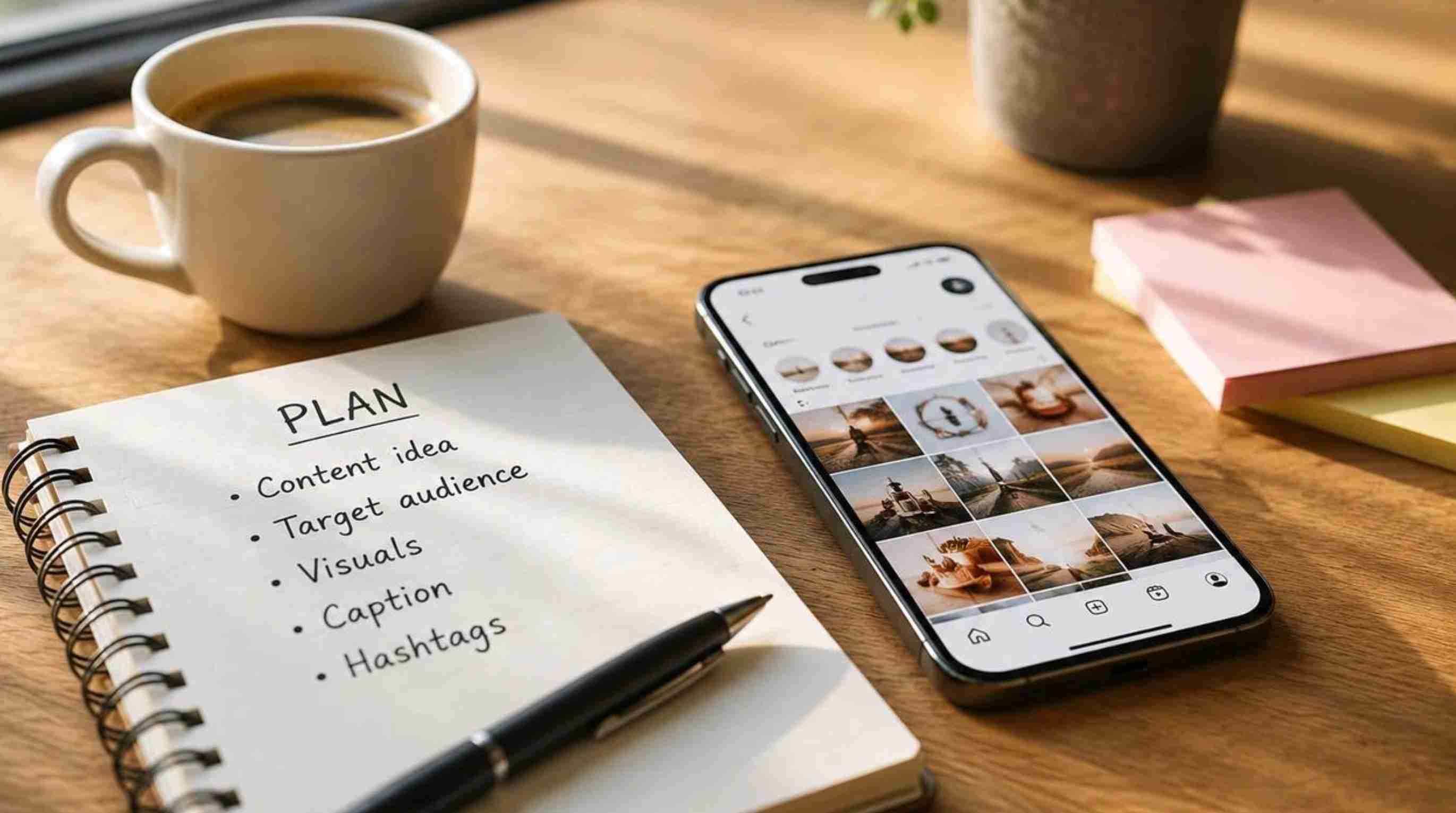 prepare before you make an Instagram post