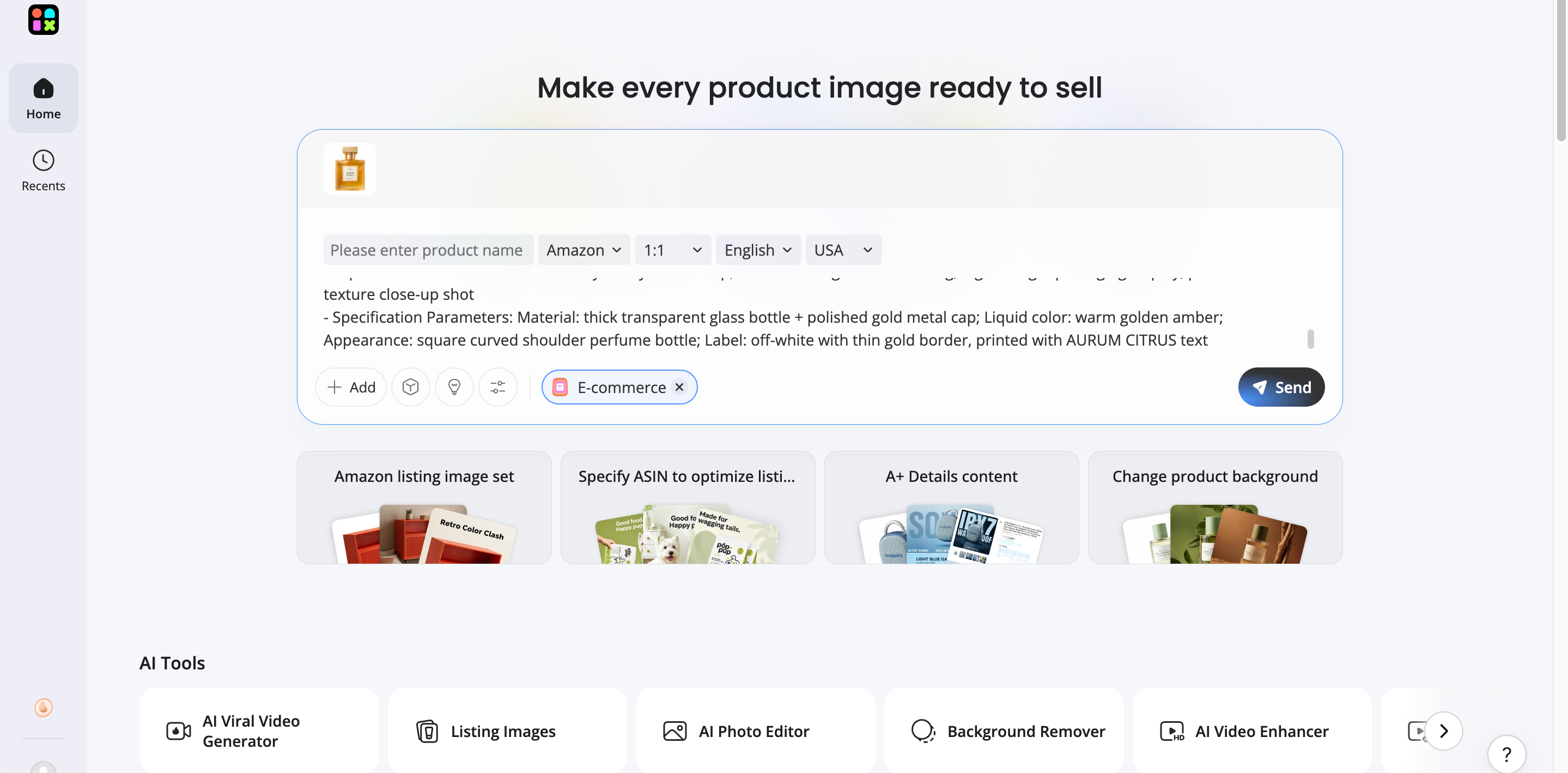 Upload Product Images and Information