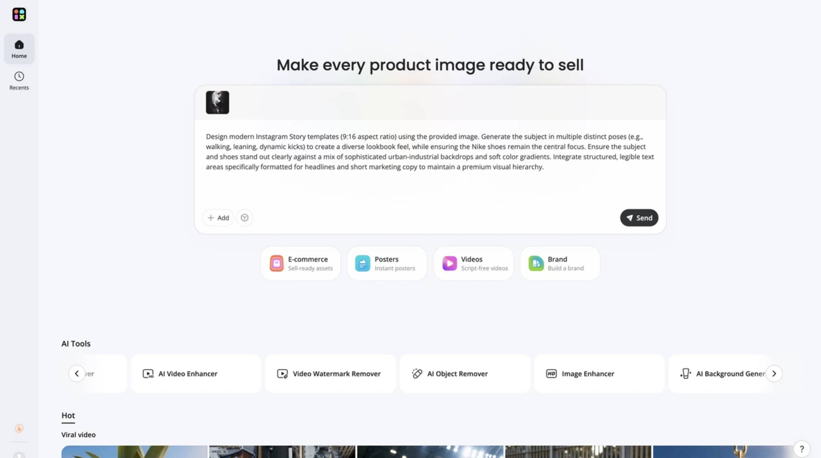 Upload your product images