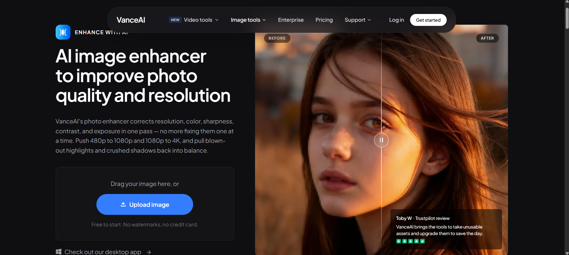 How to Use VanceAI Photo Enhancer Upload Your Image