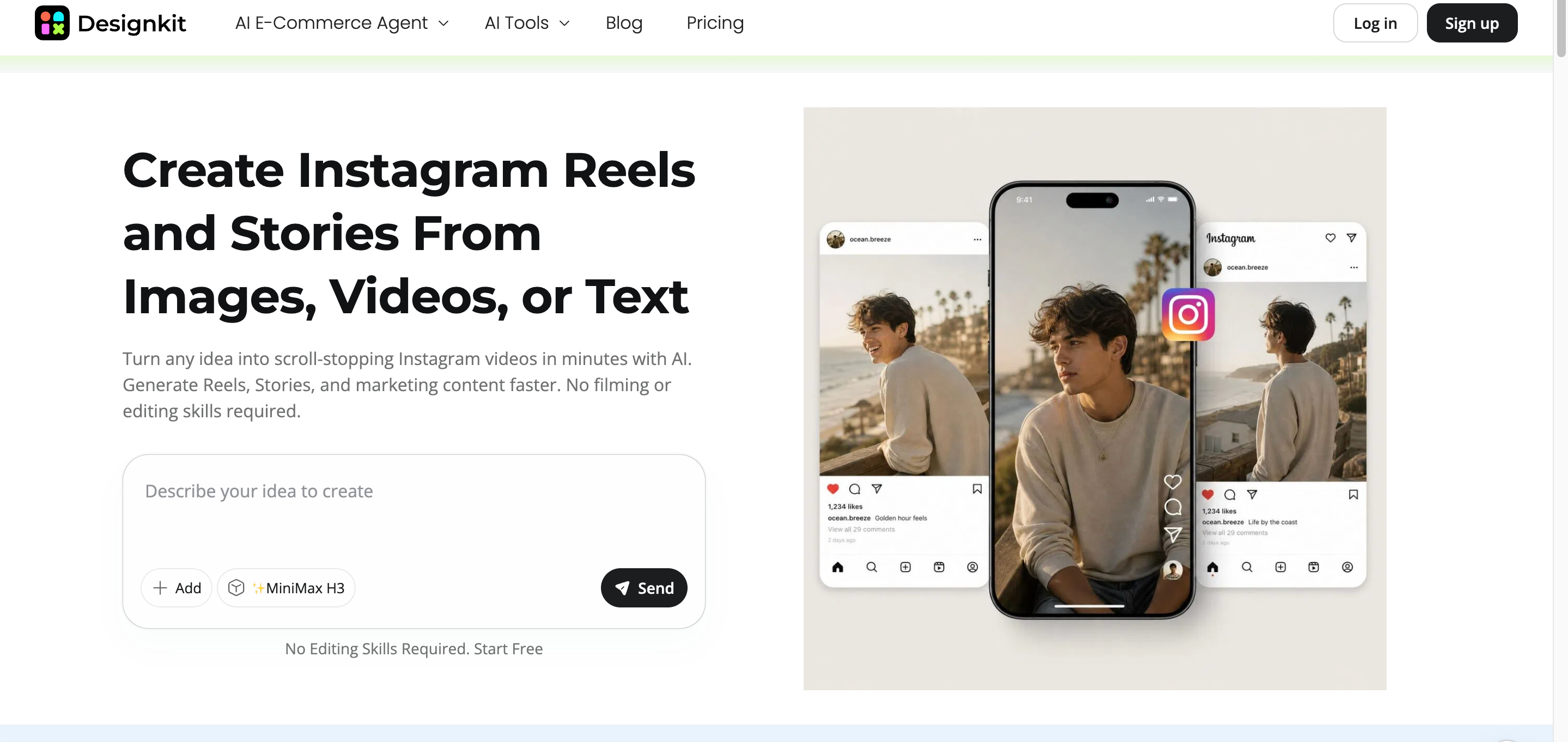 Designkit Instagram post maker