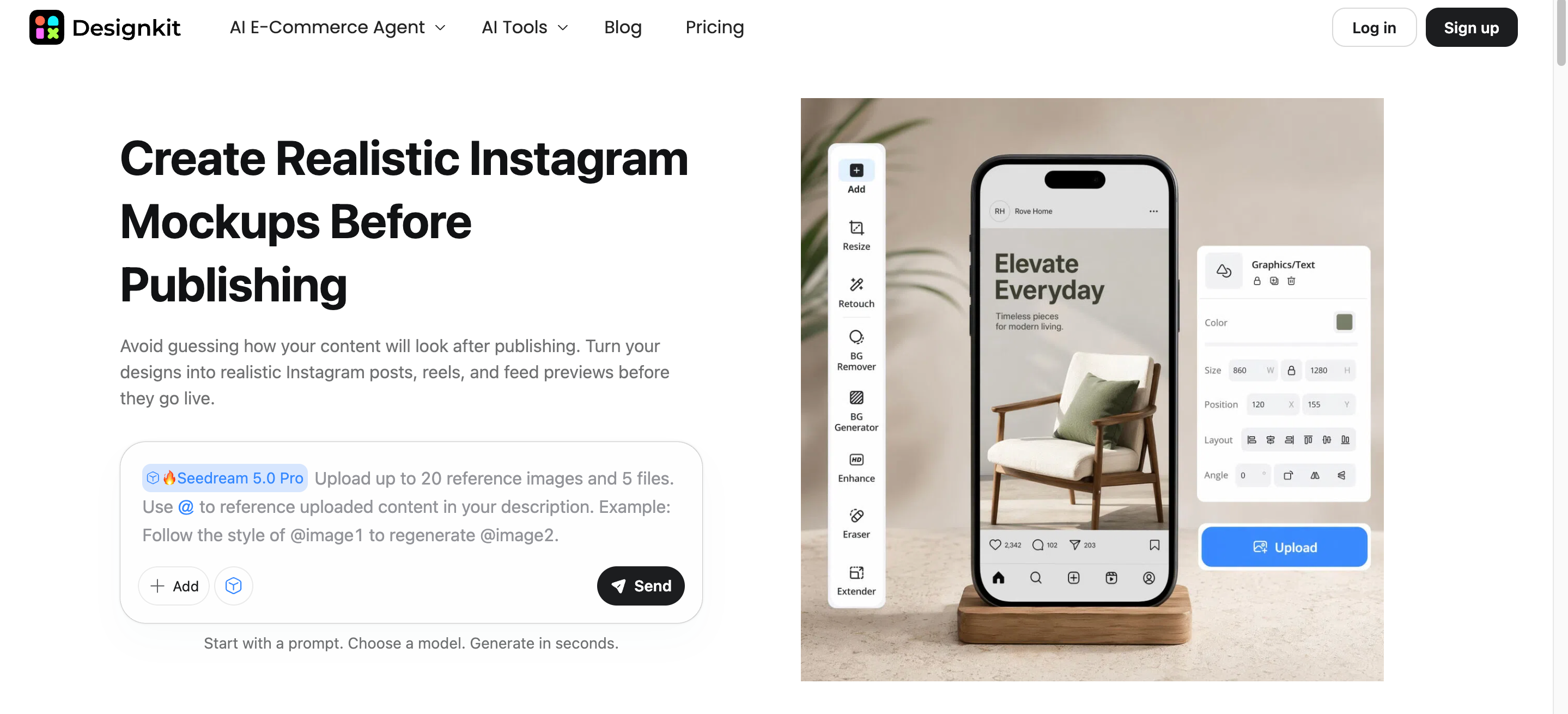 Create Instagram Content With Designkit Create Instagram posts with Designkit