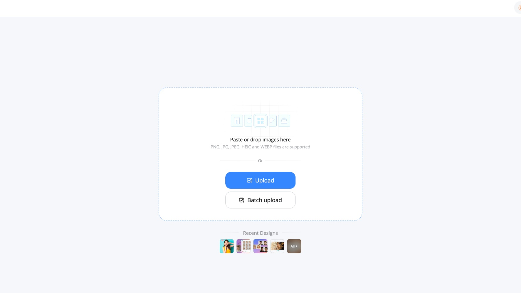 Upload your original image