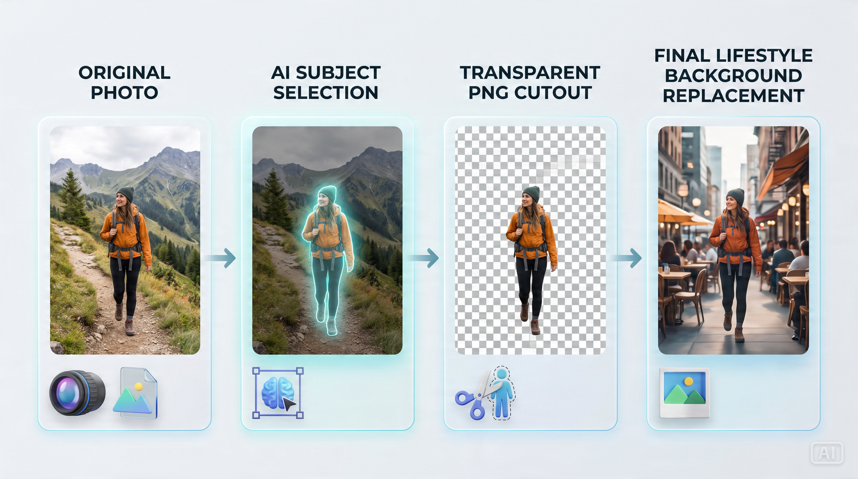 AI Background Editing Workflow