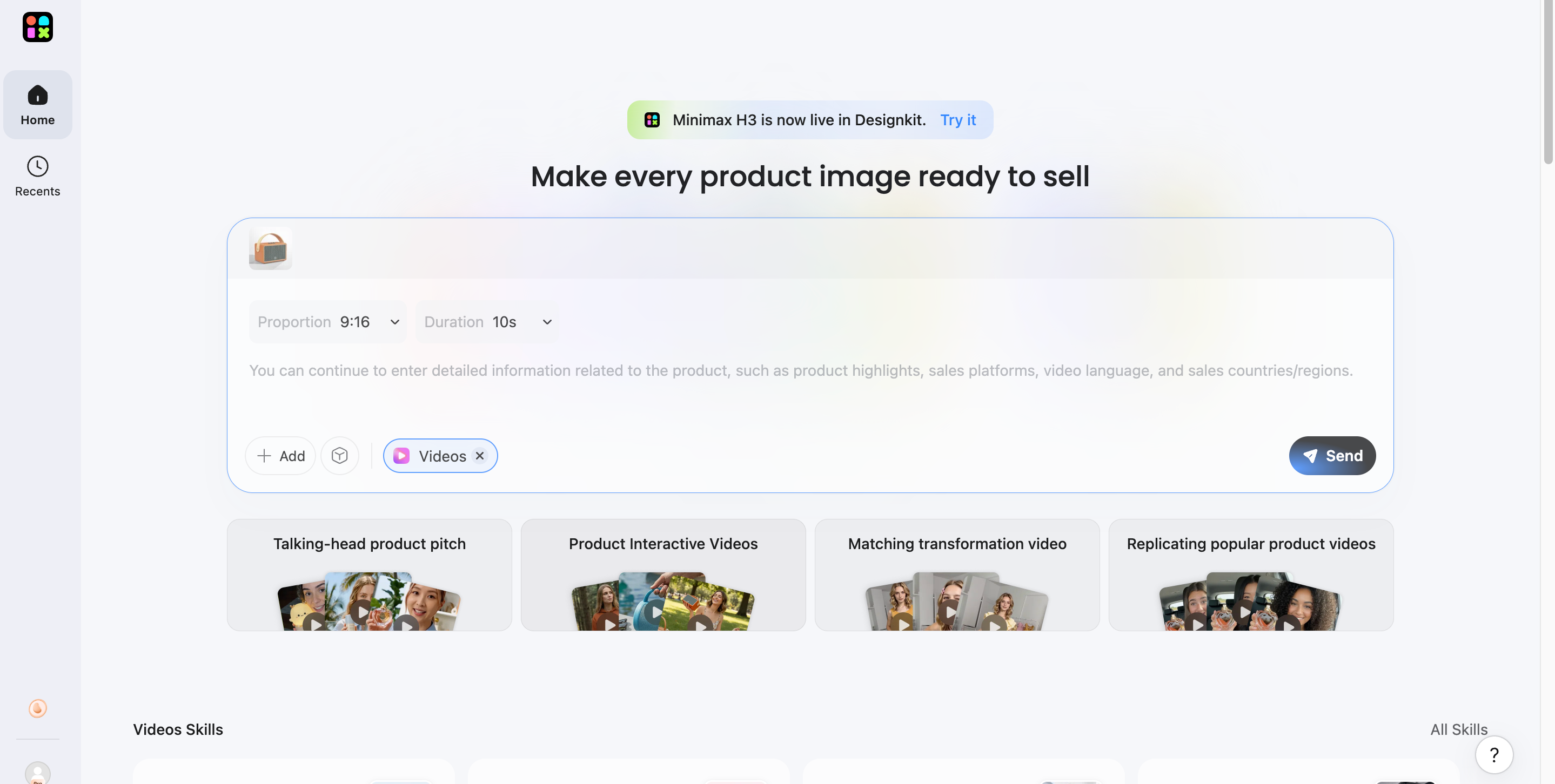 How to Create Snapchat Ad Visuals With Designkit Upload Your Product or Campaign Asset