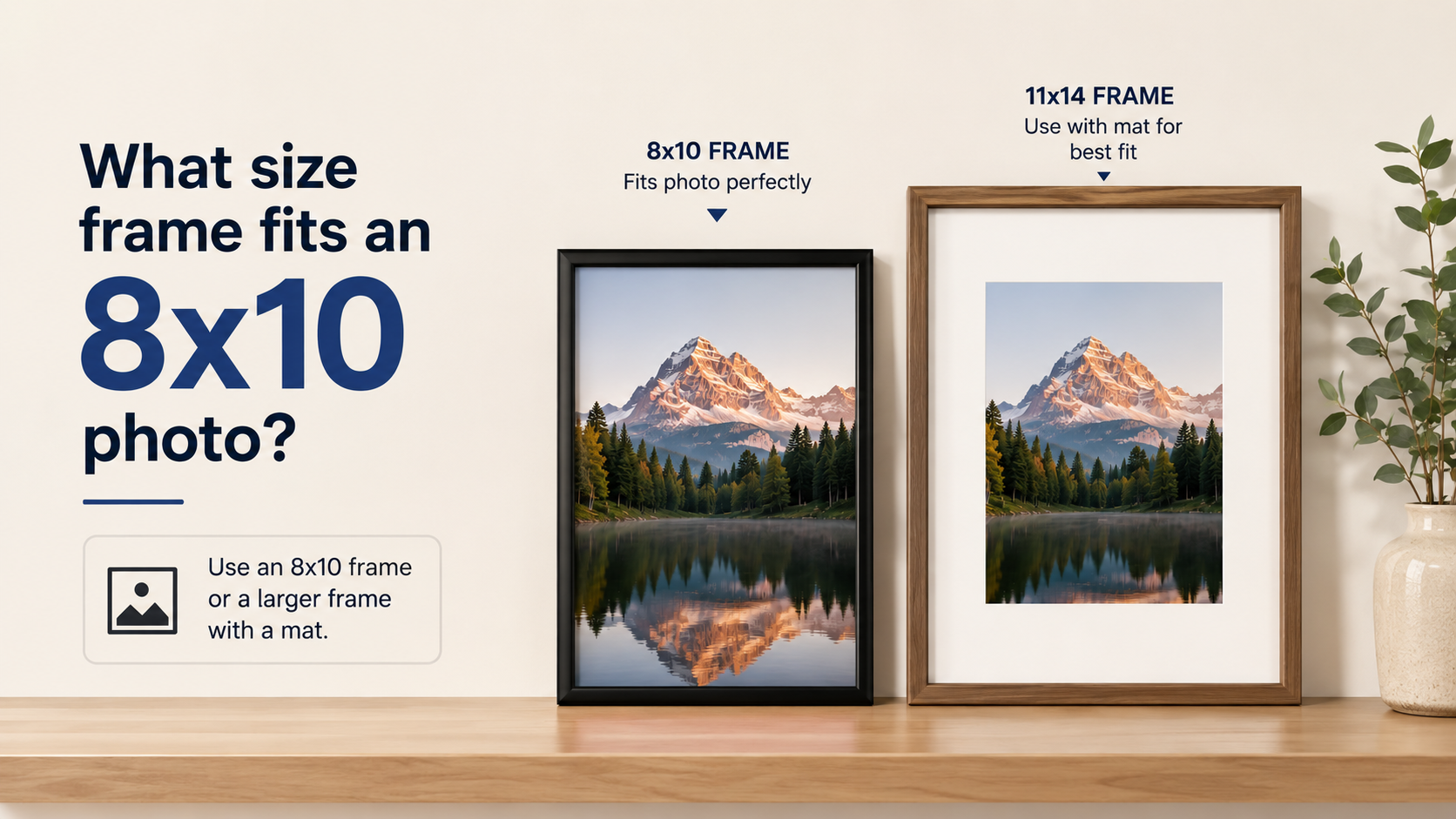 8x10 photo frame size