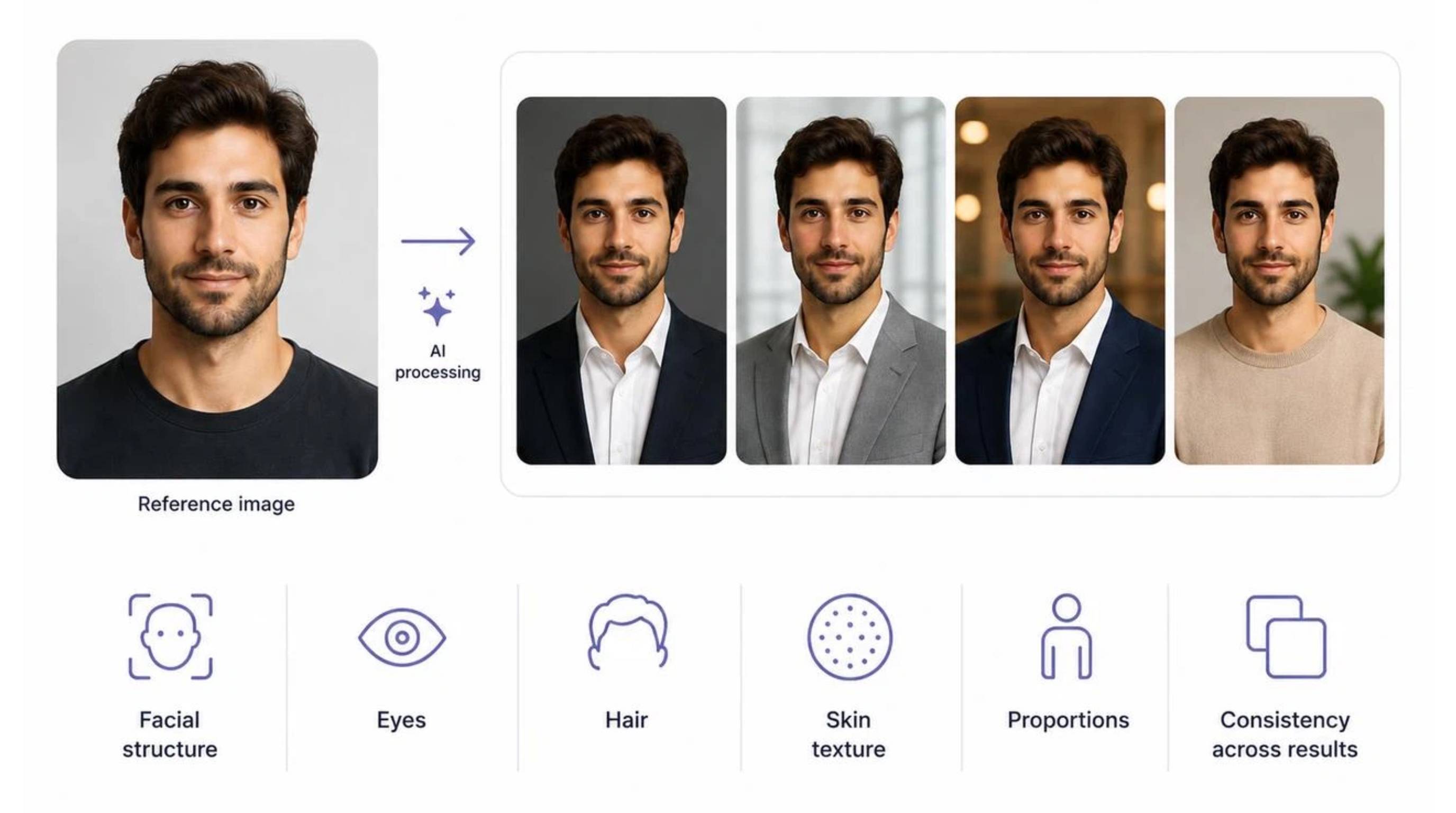 How we evaluated the best AI headshot generators Facial realism and identity preservation
