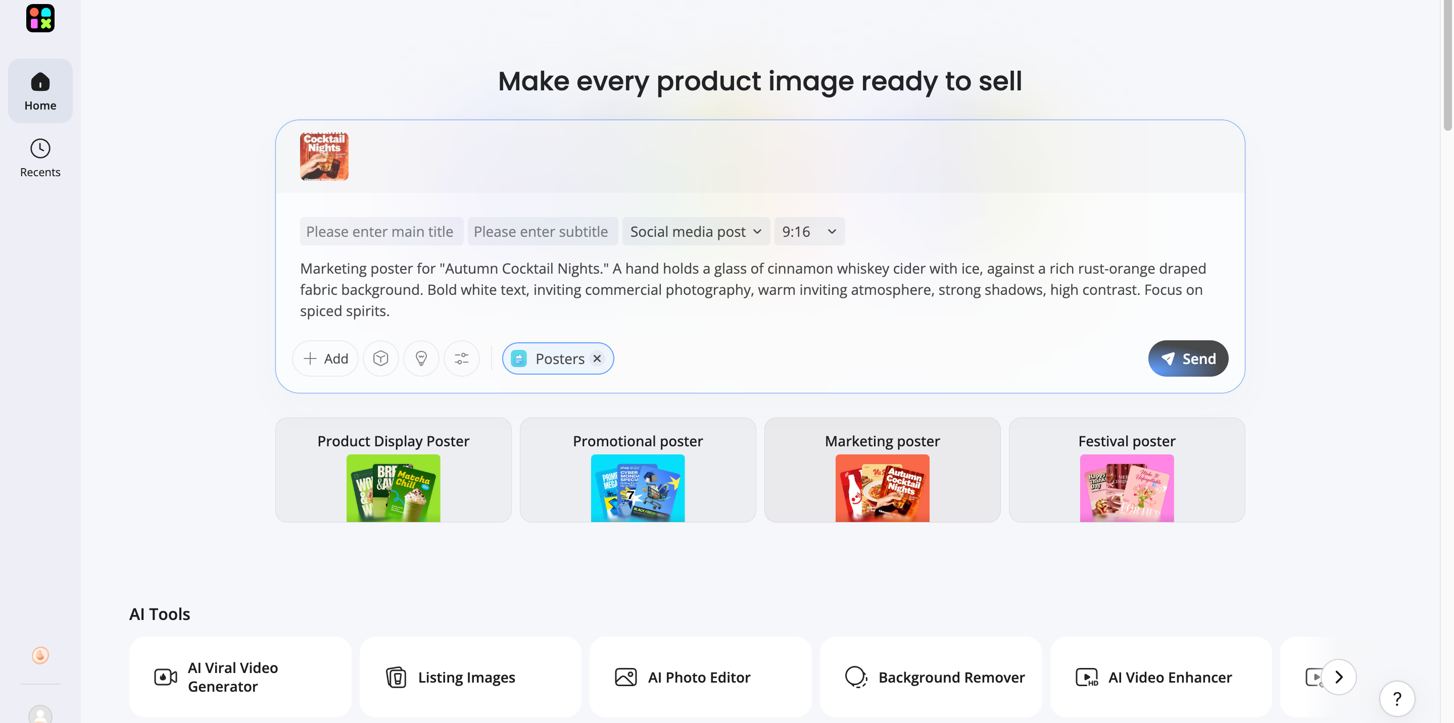 Generate Instagram-ready visuals
