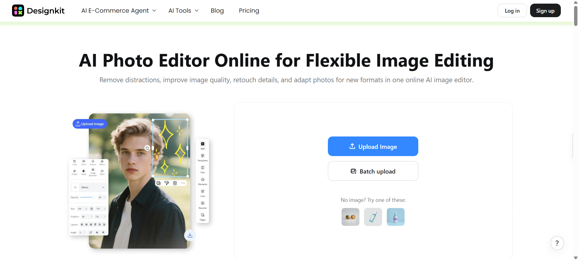 Create Circular Images Faster with Designkit Designkit AI Photo Editor