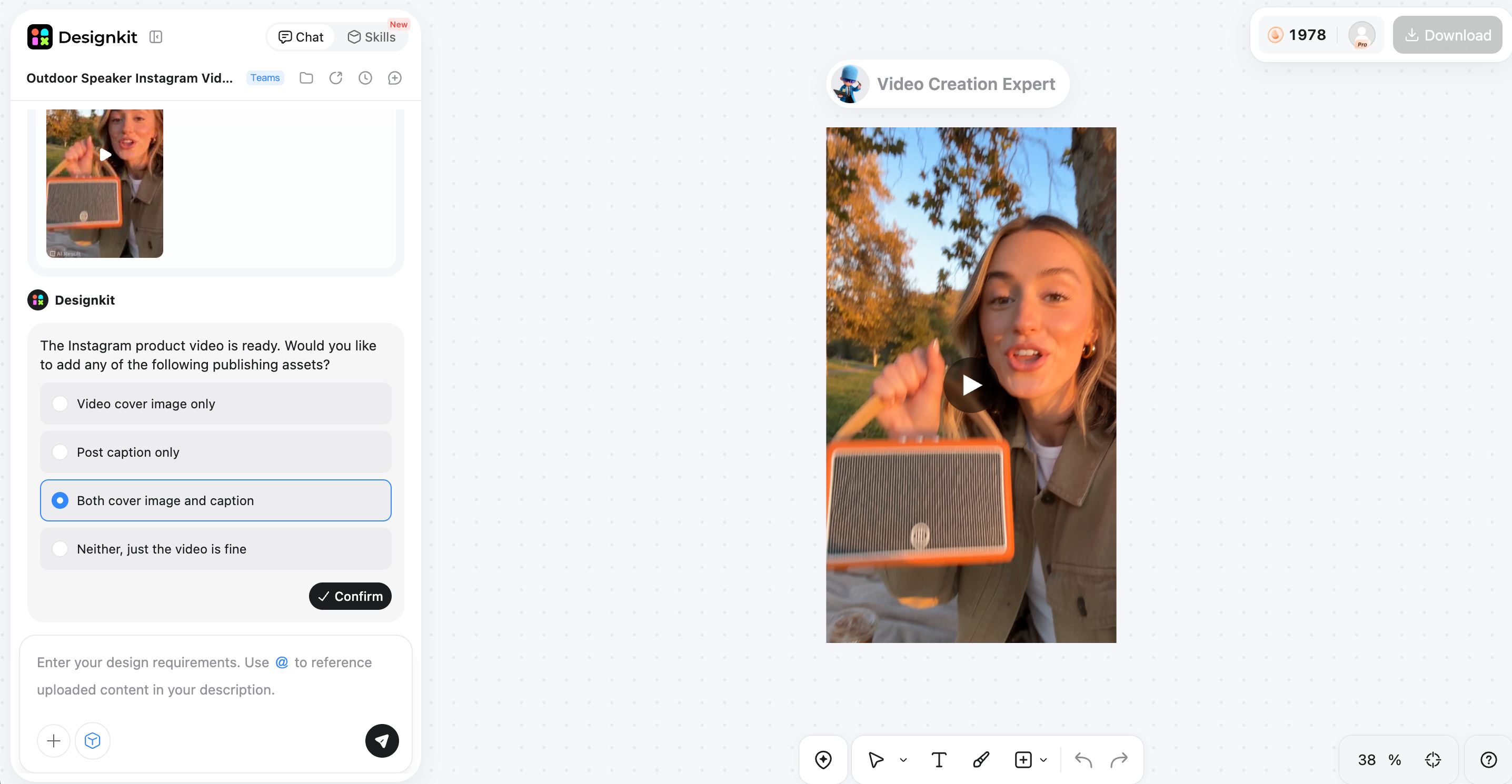 Create Instagram Content With Designkit Refine and Prepare the Visual