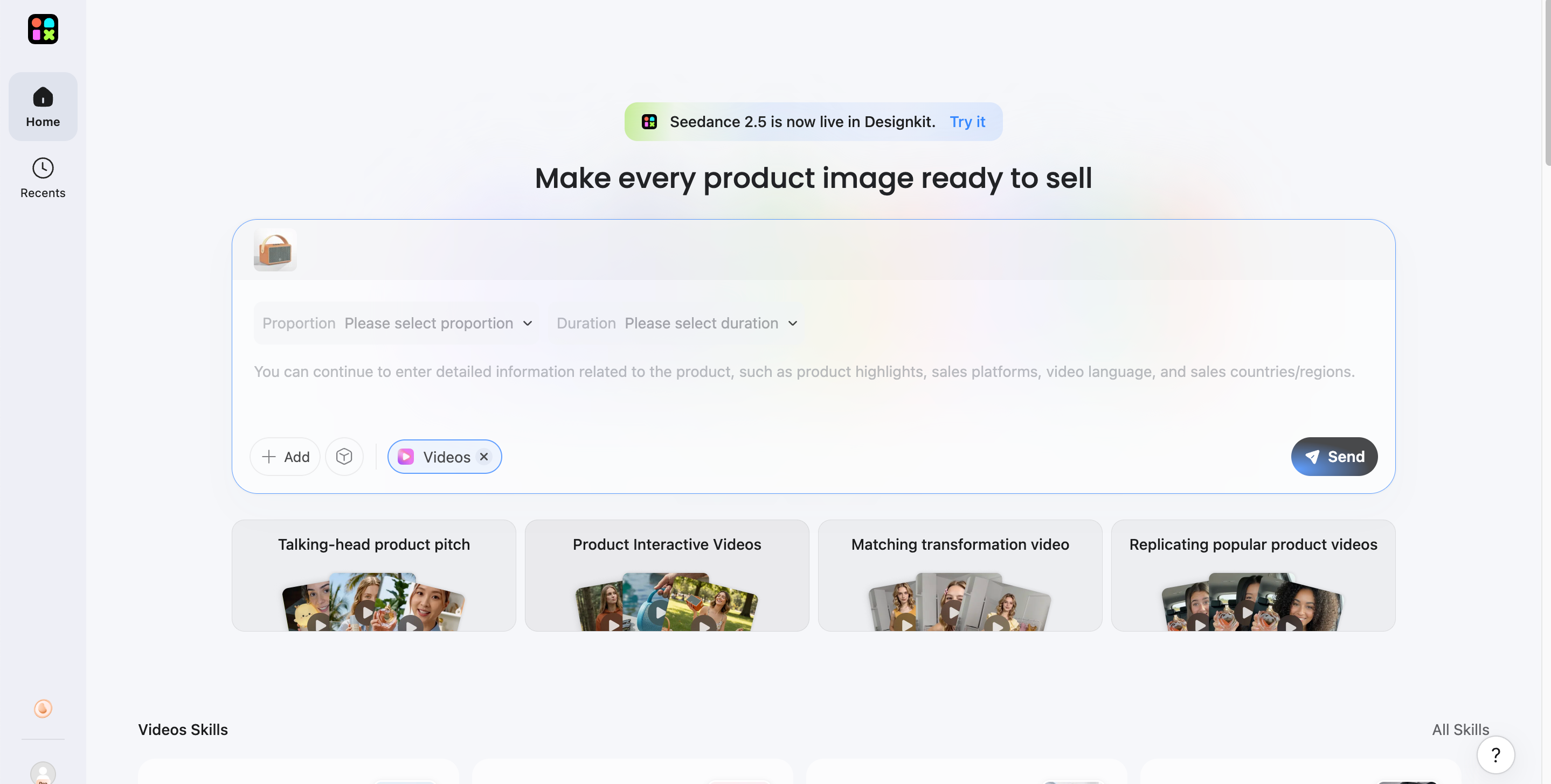 Create Instagram Content With Designkit Add Your Asset or Starting Idea