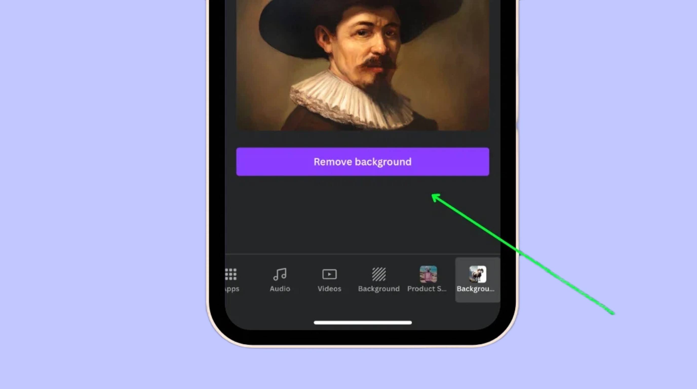 How to Remove Background on Canva Mobile Tap the Effects Menu