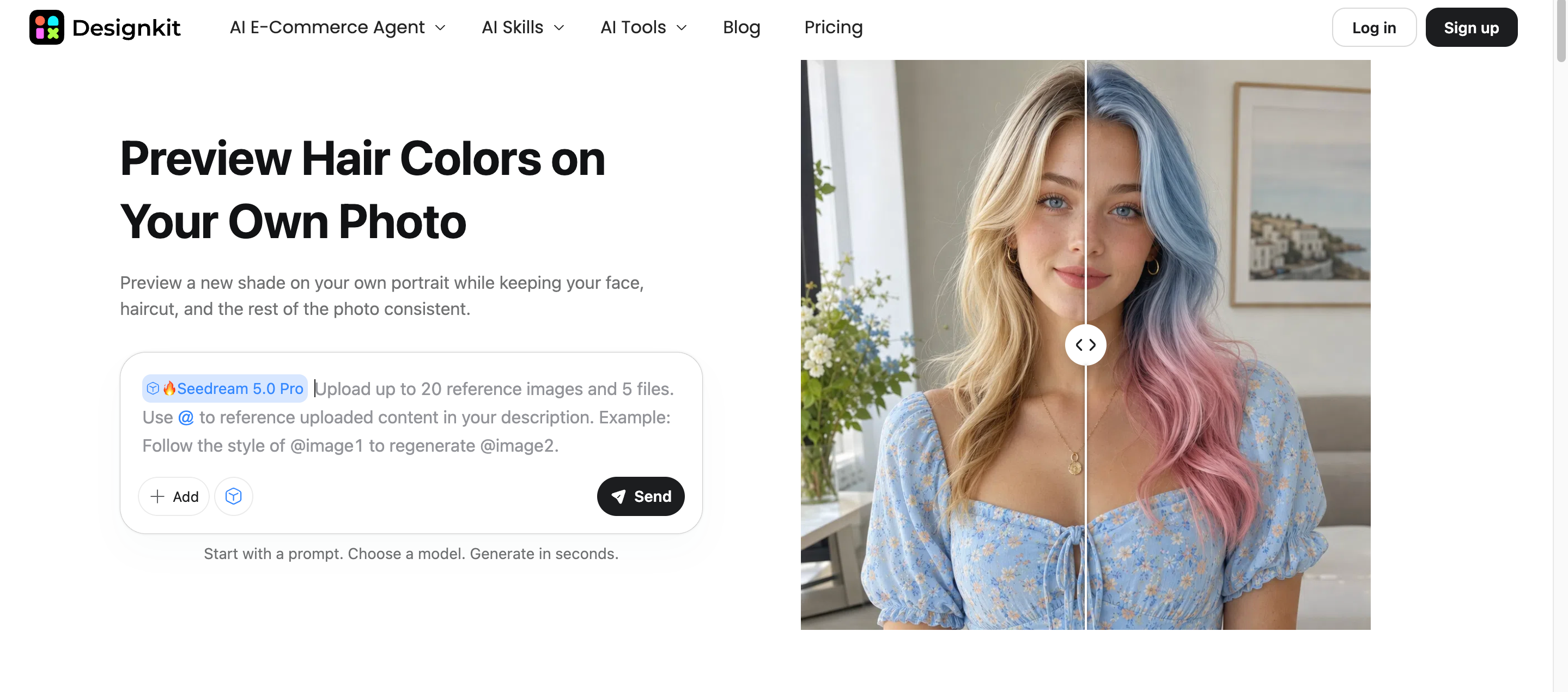 Try On Any Hair Colors With Designkit Designkit Hair Color Try On