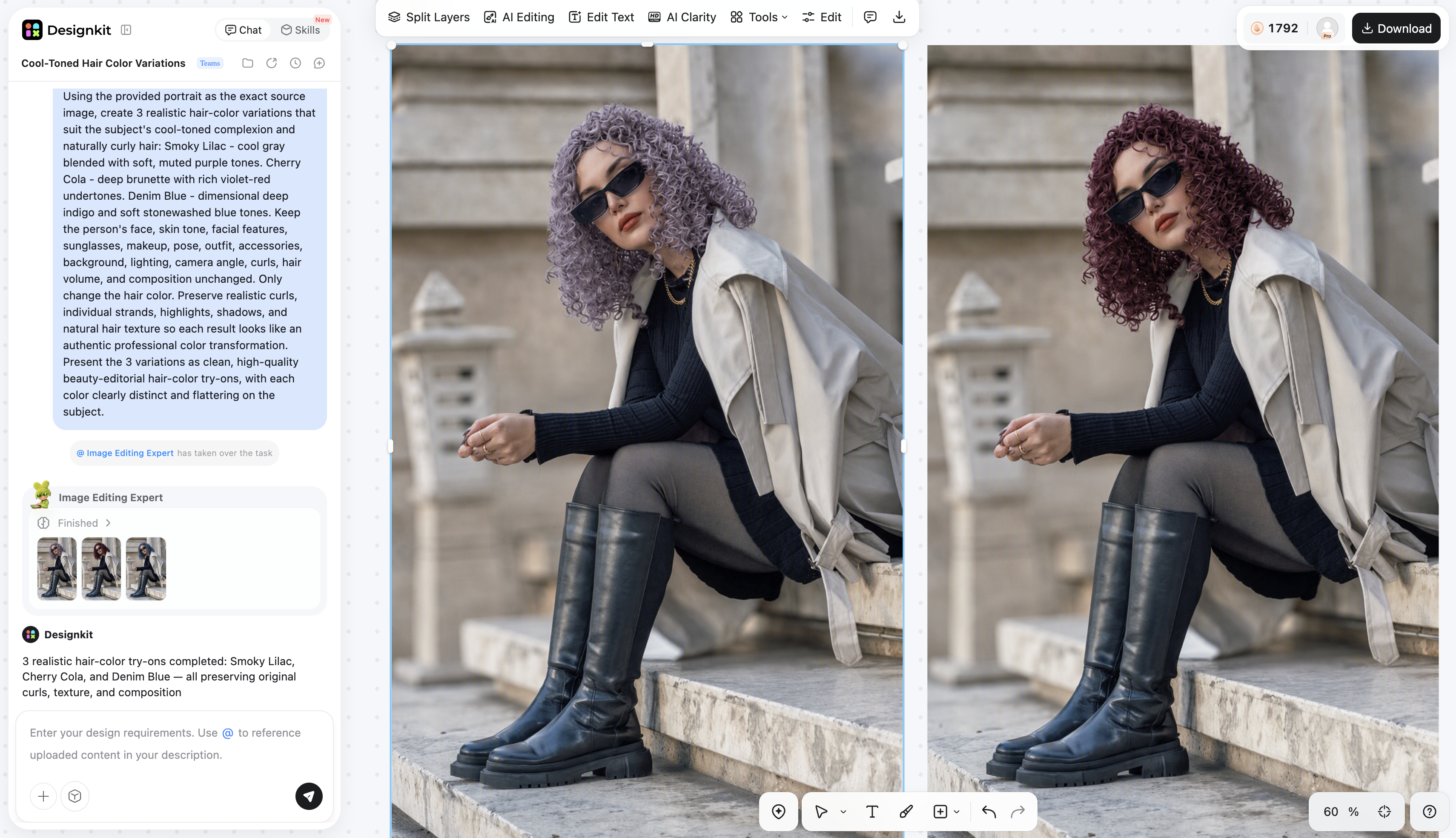 How to Try on and Preview Your Hair Color in 3 Steps Generate, Refine, and Download