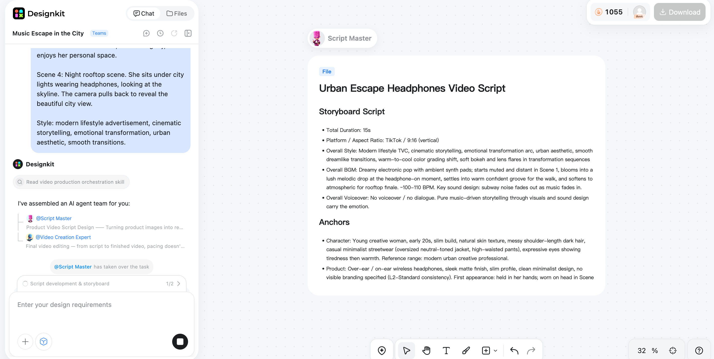 How to Create Video Content With Designkit Turn Your Script Into a Video