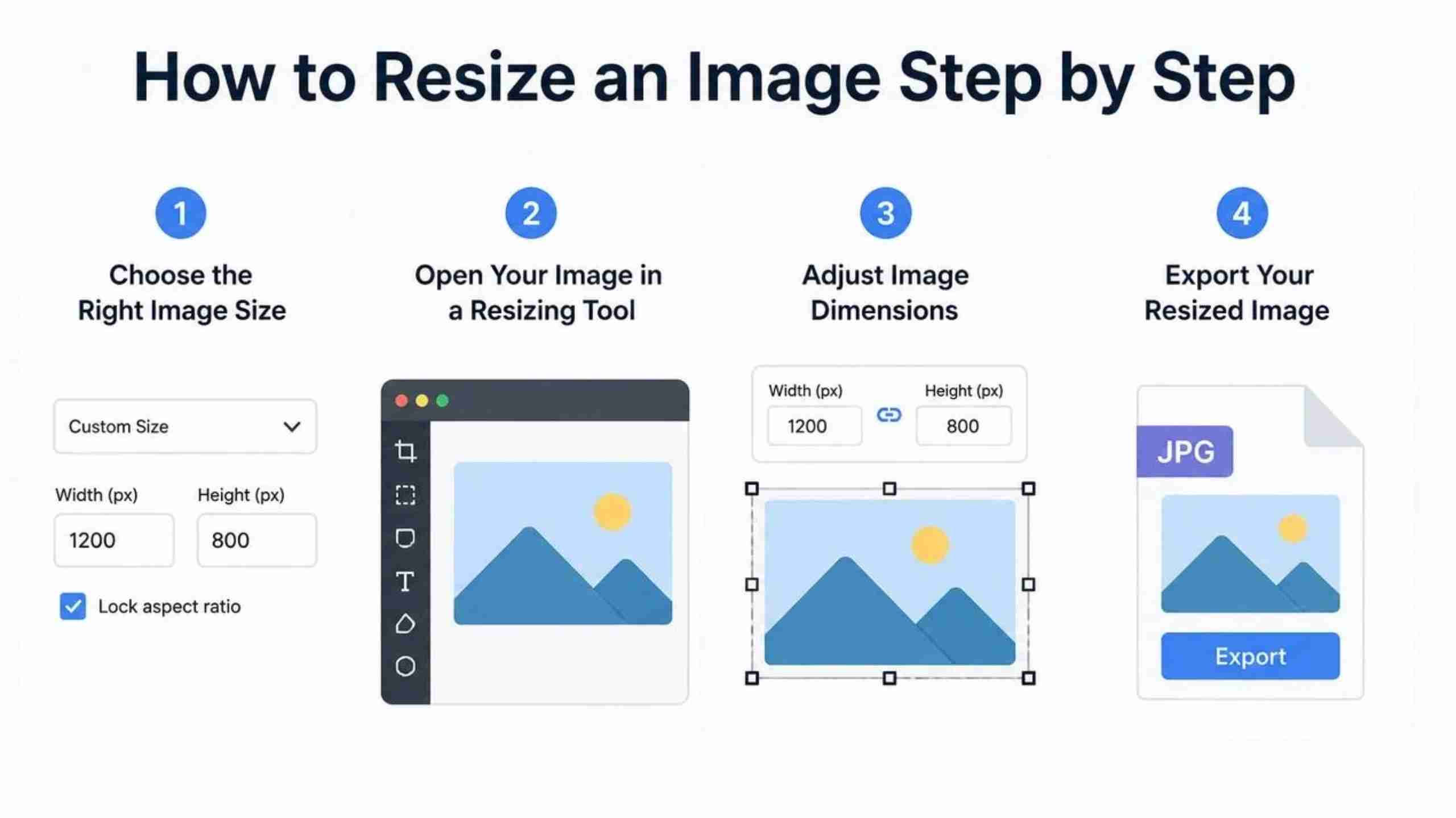 Resize an Image Step by Step