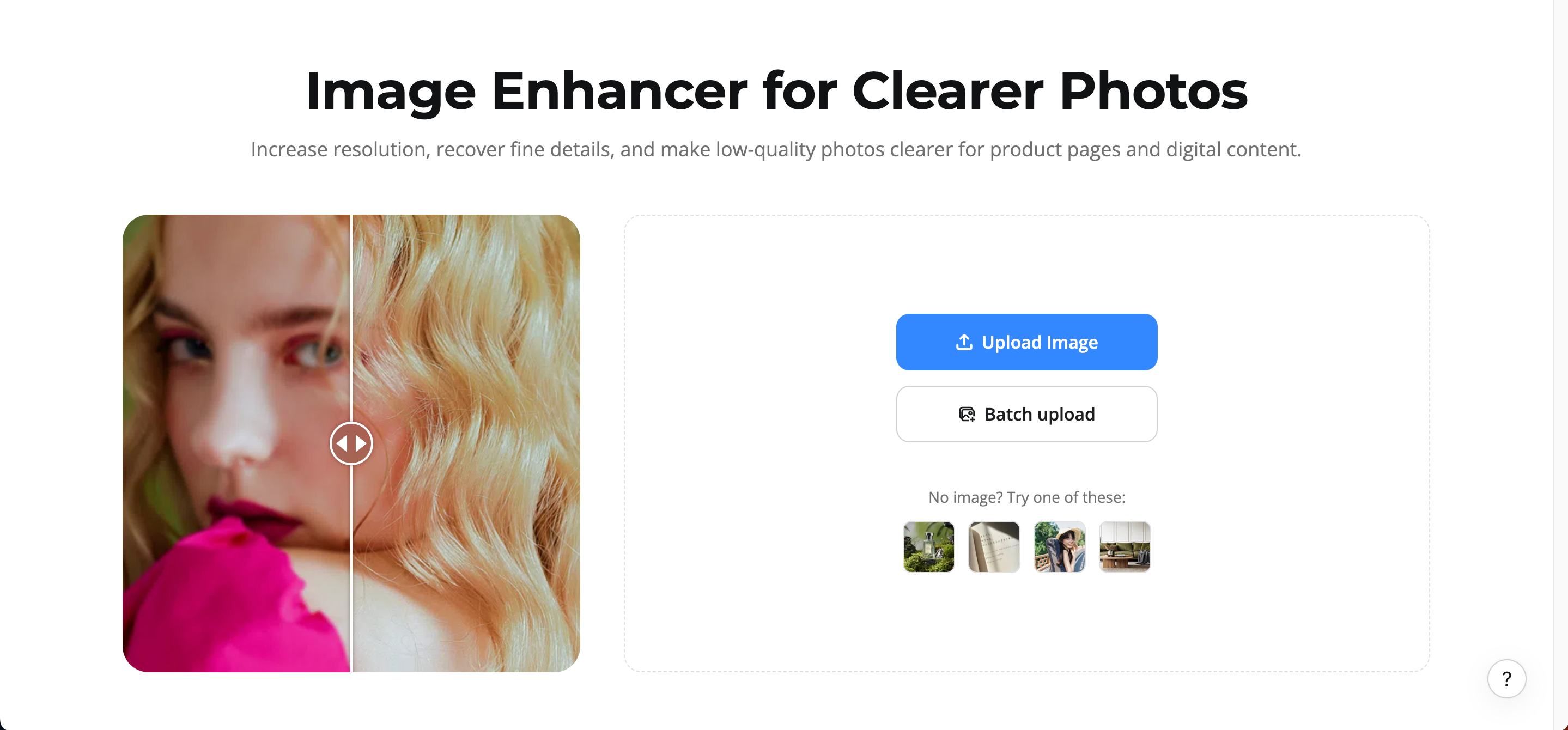 Improve Grainy Photos with Designkit Designkit image enhancer
