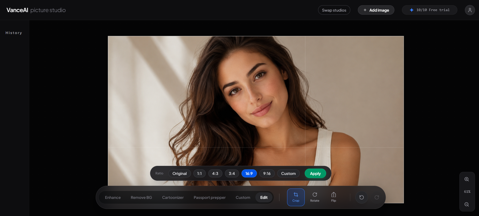 How to Use VanceAI Photo Enhancer Customize Enhancement Settings