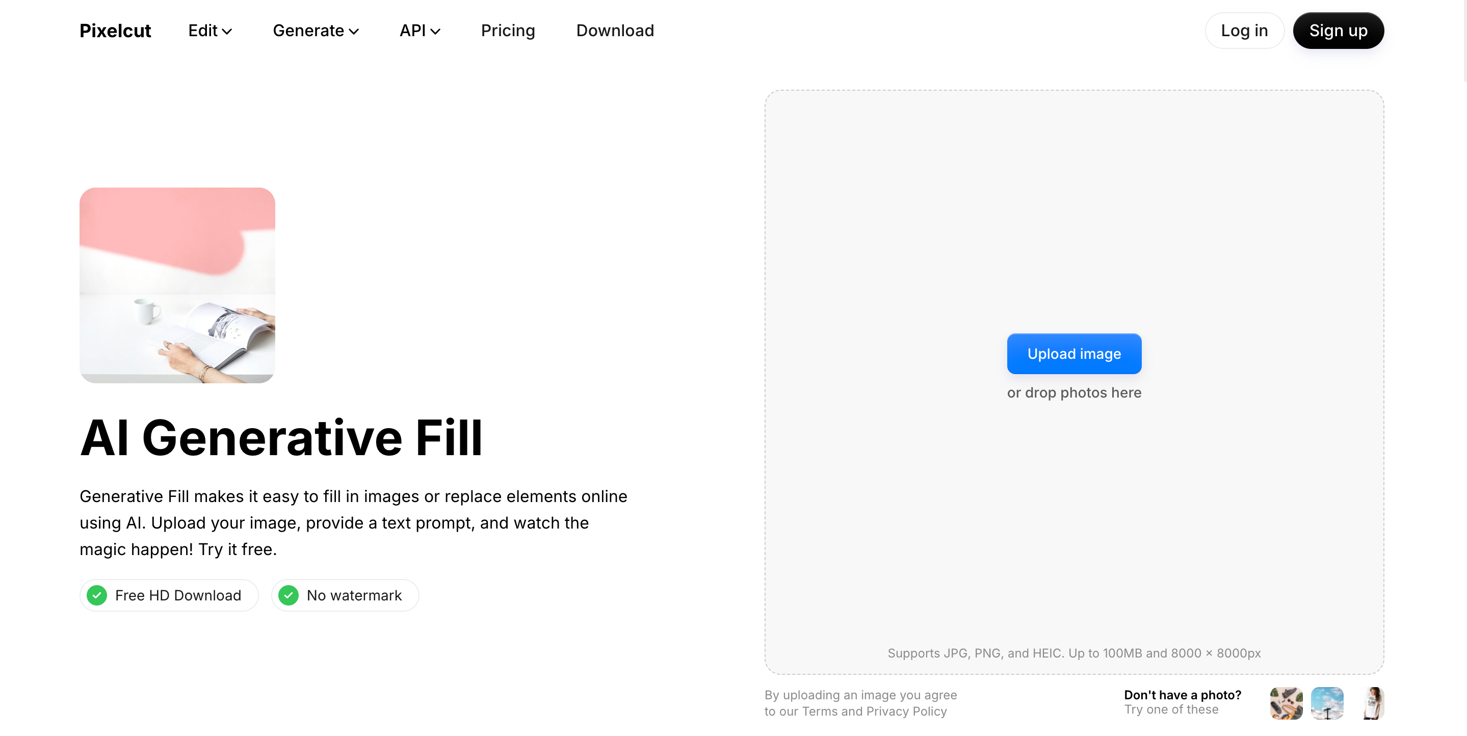 Pixelcut AI Generative Fill