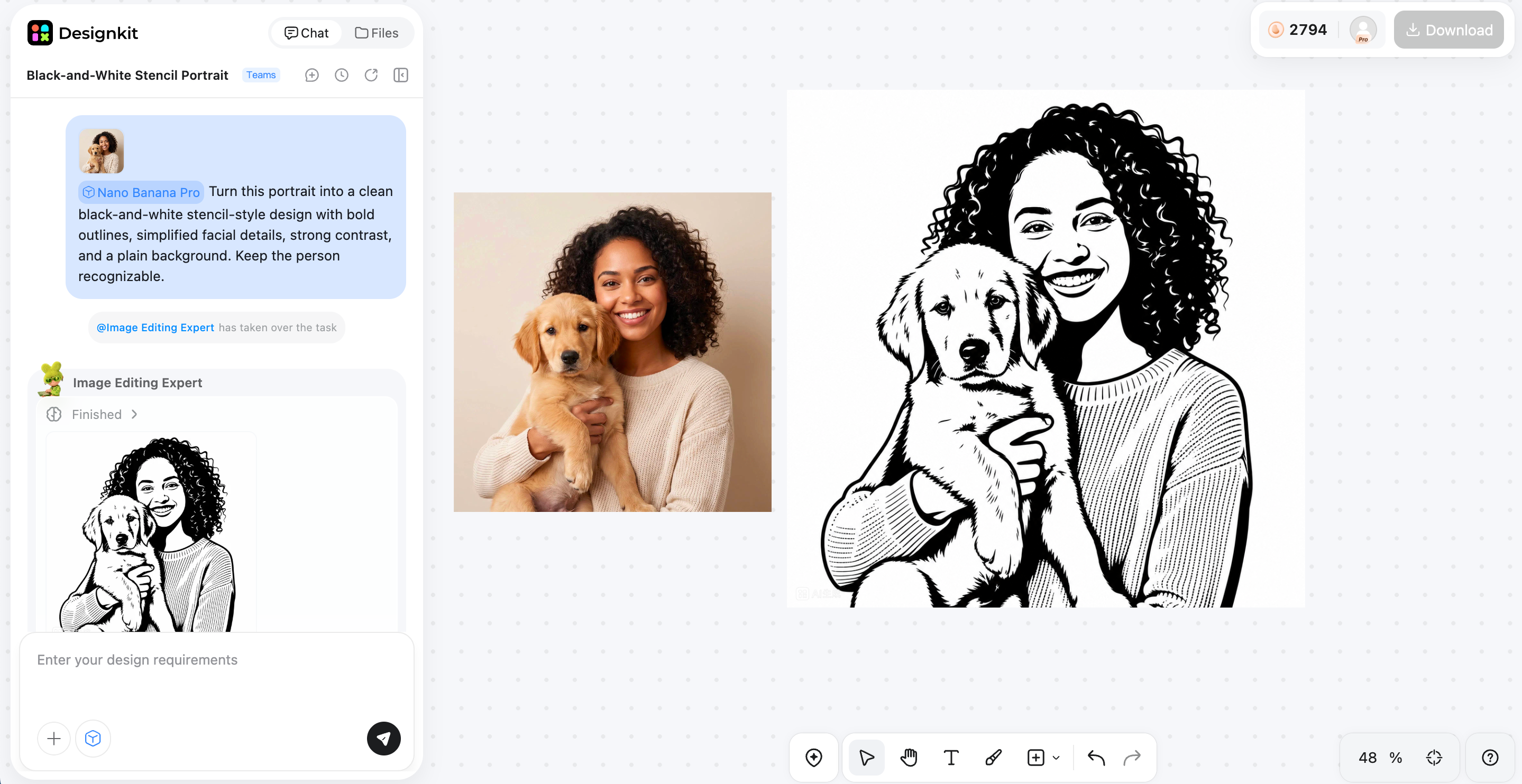 How to Create a Stencil-Style Visual With Designkit Review and Download