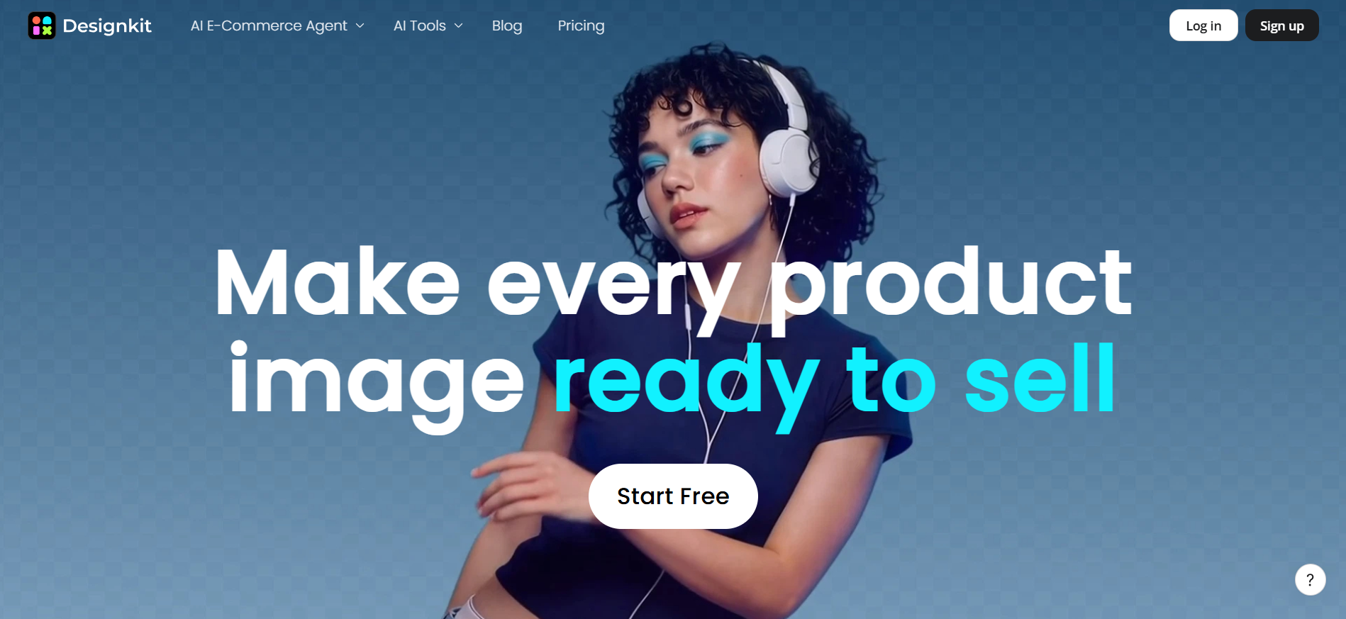 Build Better Store Content with Designkit Designkit landing page